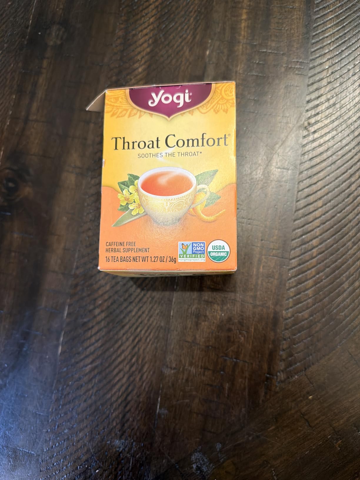 Yogi Tea Organic Throat Comfort Tea, 16 ct customer photo 1