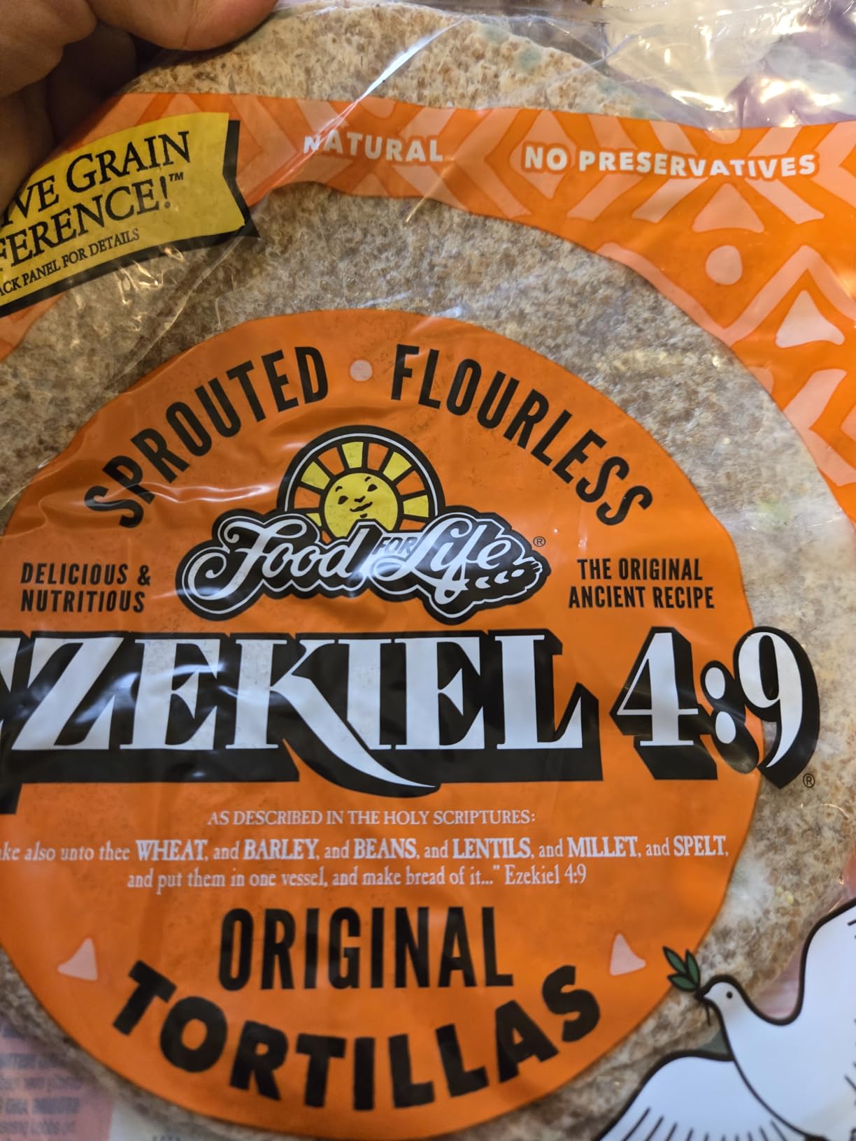 Ezekiel, 10 inch Sprouted Grain Tortillas, 12 oz (Frozen) customer photo 1