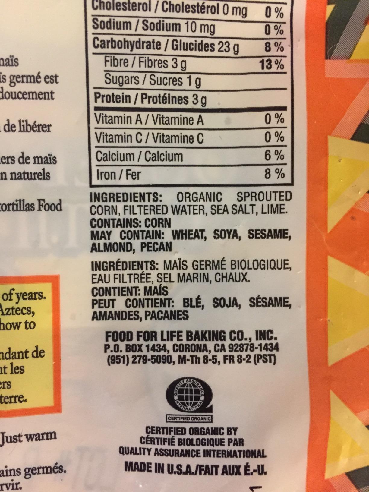 Food for Life Organic Sprouted Corn Tortillas, 10 OZ customer photo 1