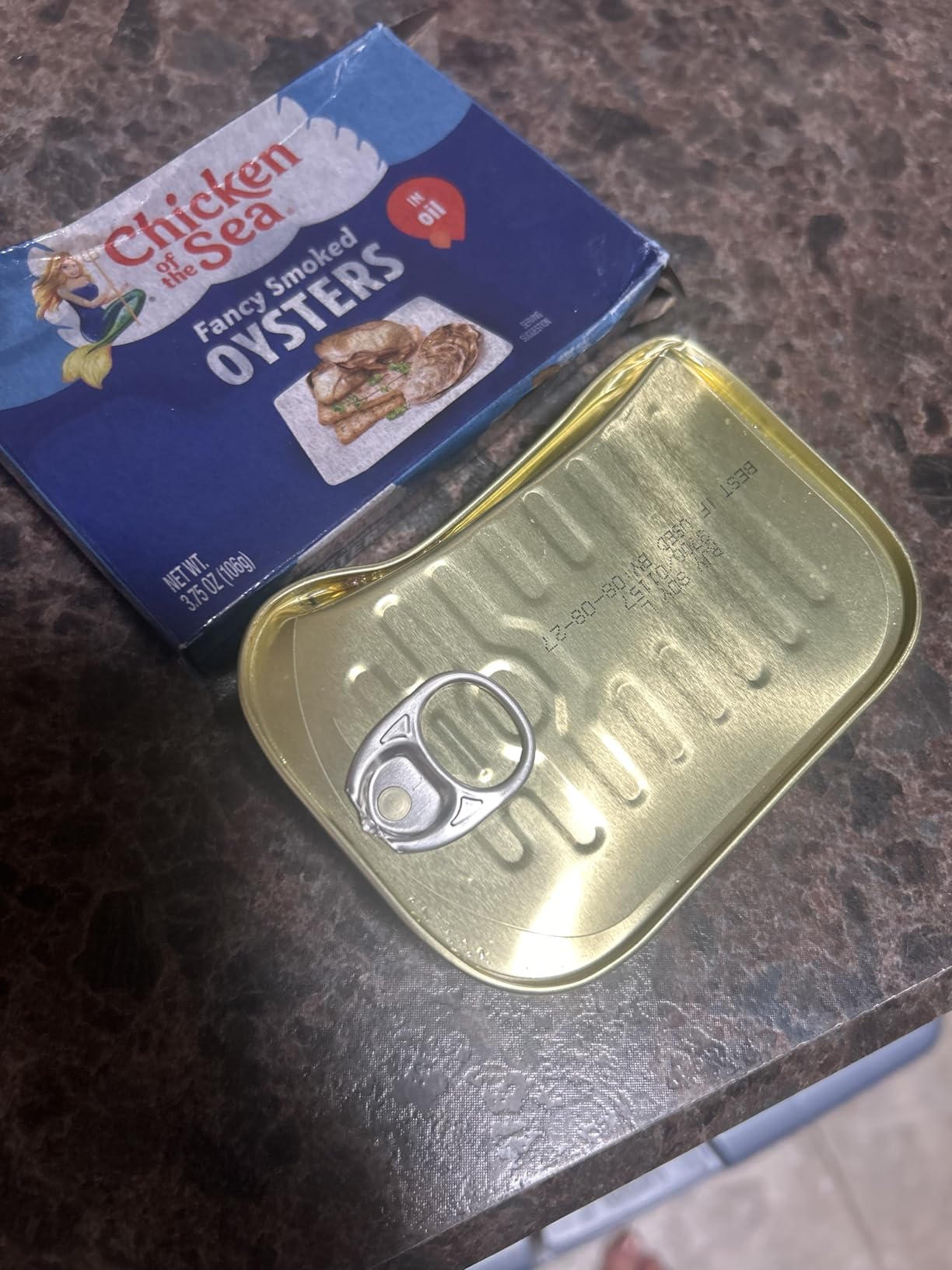 Chicken of the Sea Fancy Smoked Oysters in Oil, 3.75 oz. Cans (Pack of 1), Canned Oysters, Great for Recipes customer photo 1