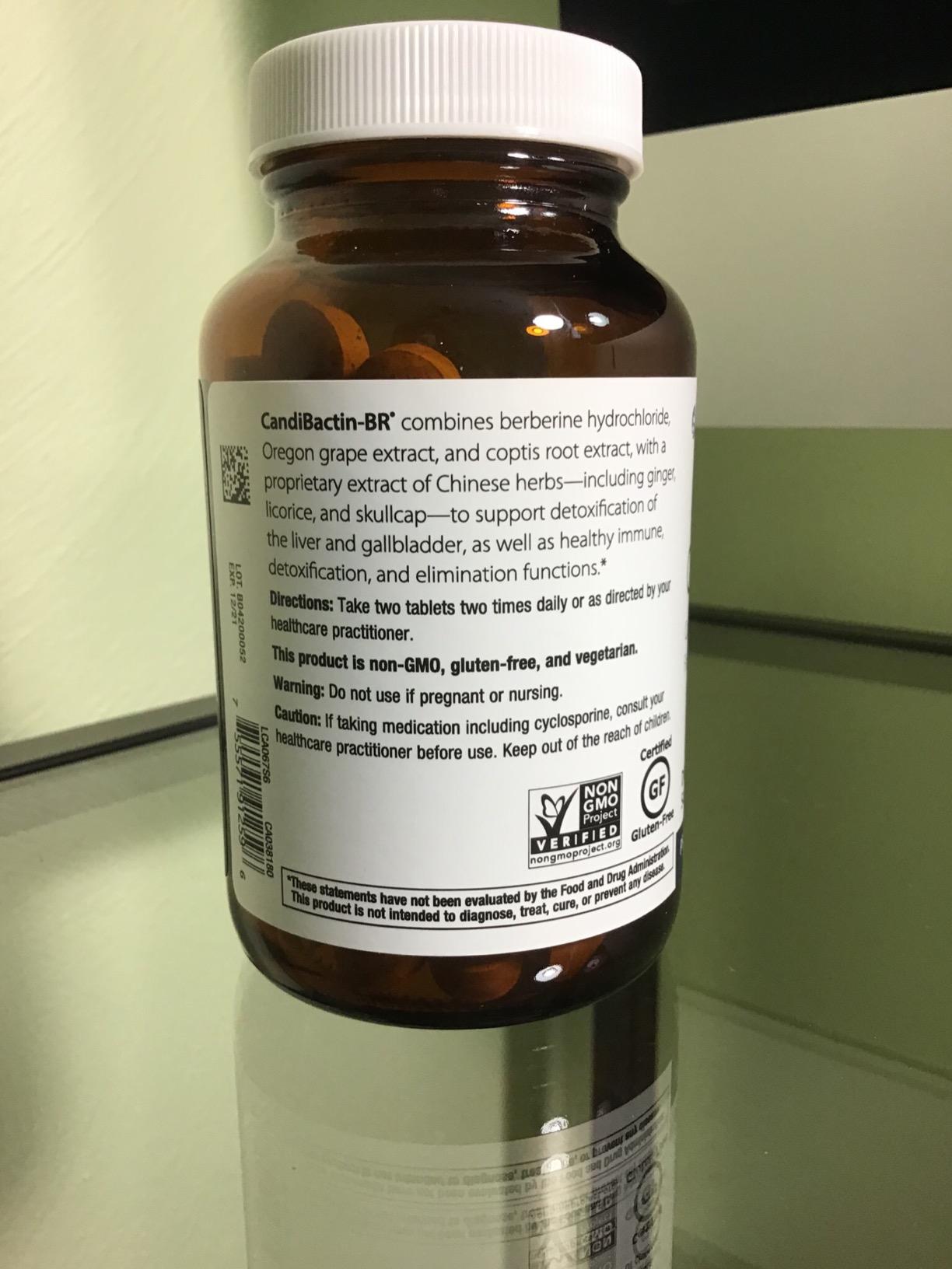 Metagenics CandiBactin-BR - Concentrated Berberine for Intestinal Support - 400 mg Berberine HCl per Serving with Oregon Grape & Coptis Root - 90 Tablets customer photo 1