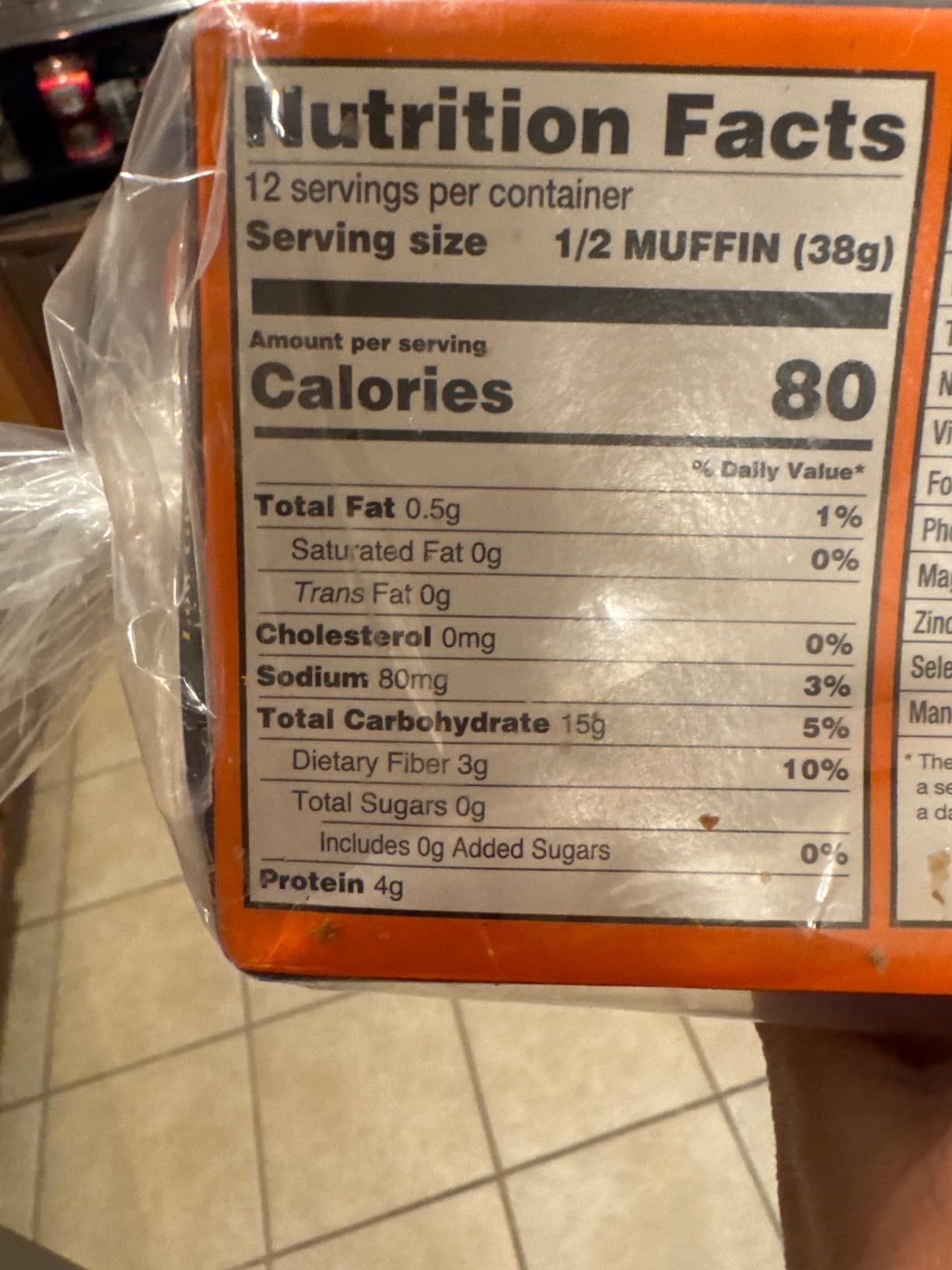 Food For Life Flourless Sprouted Grain English Muffin, 16 oz (Frozen) customer photo 1
