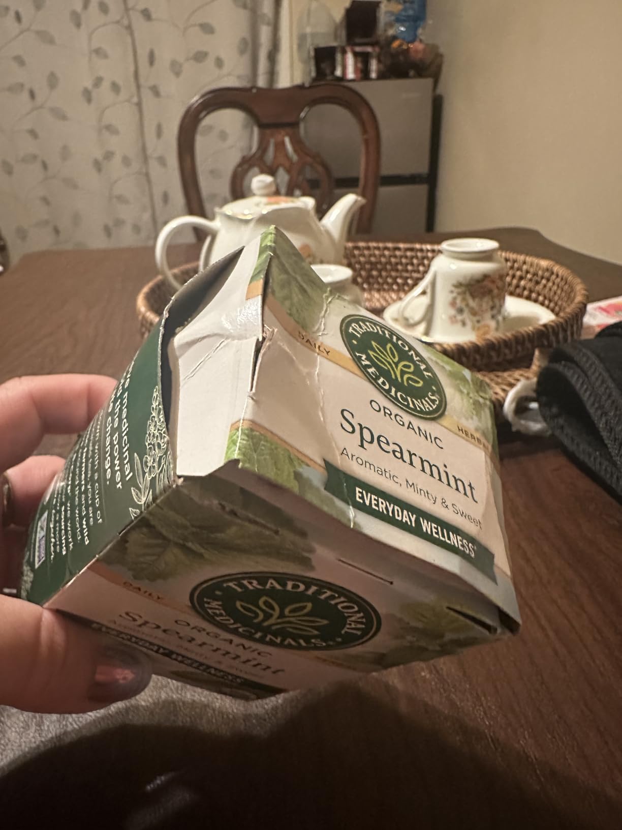 Traditional Medicinals Organic, Spearmint Tea - Supports Everyday Wellness, Healthy & Refreshing - Kosher, Non-GMO, Caffeine-Free, Compostable - 16 Tea Bags customer photo 2