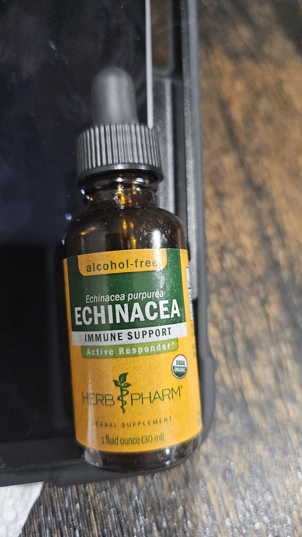 Herb Pharm Echinacea Alcohol-Free Extract: Immune System Support for All Seasons | Fast-Absorbing Echinacea Root Organic Supplement | Non-GMO, Vegan & Gluten-Free | Glycerite Liquid | 1 oz customer photo 1