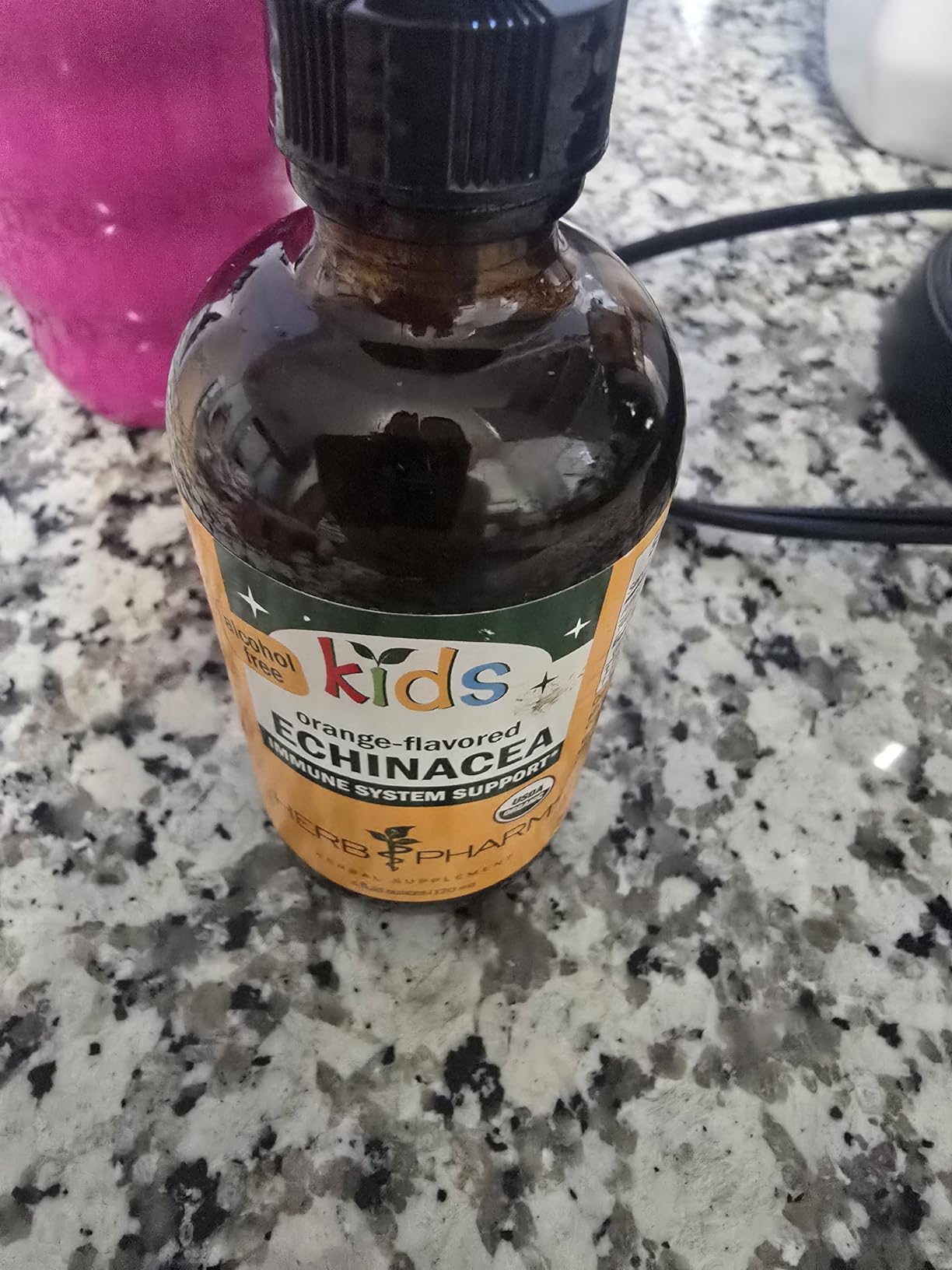 Herb Pharm Kids Echinacea Extract Alcohol-Free Certified Organic Liquid Herbal Supplement for Kids, Immune Support Drops for Toddlers & Children, Non-GMO, Vegan, Echinacea Purpurea Root, 1 fl oz customer photo 2