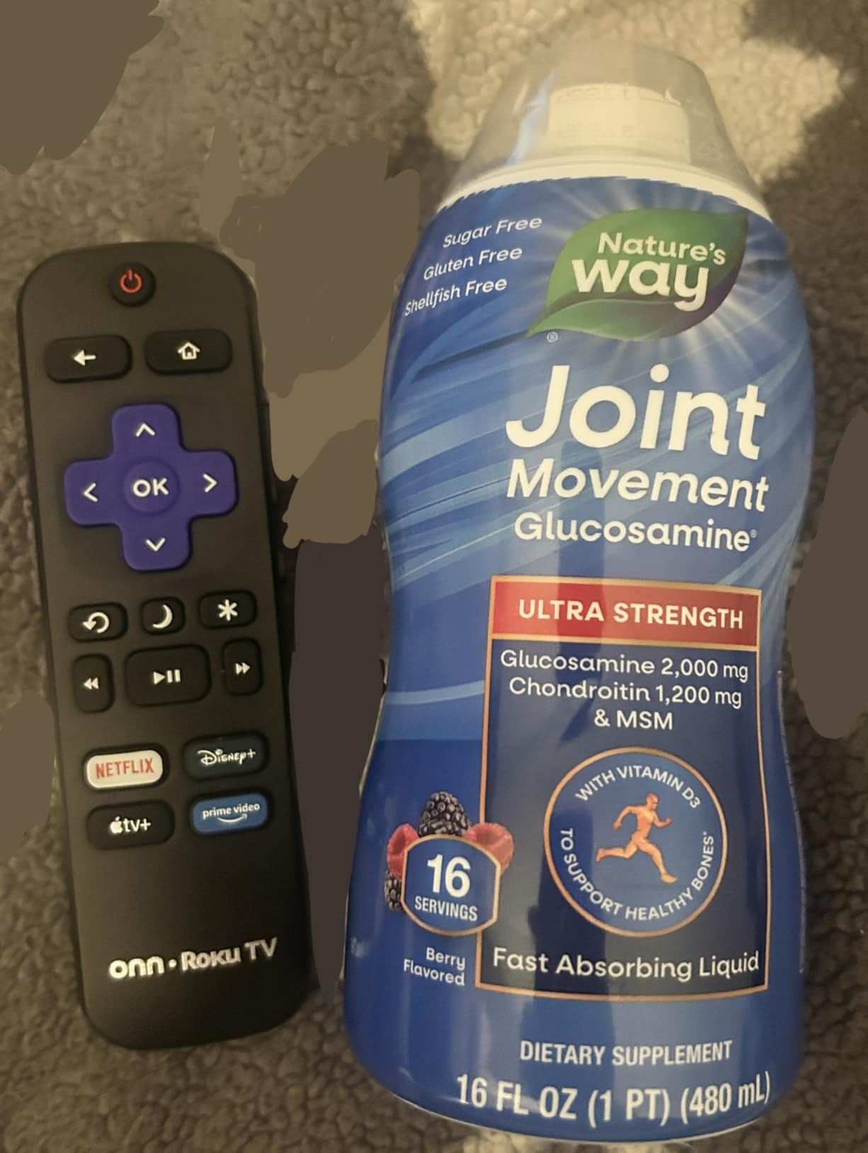 Nature's Way Ultra-Strength Joint Movement Glucosamine Liquid, Glucosamine, Chondroitin, MSM with Vitamin D3 & Hyaluronic Acid, Fast-Absorbing Liquid, Joint Support Supplement*, Berry Flavored, 16 Oz customer photo 1