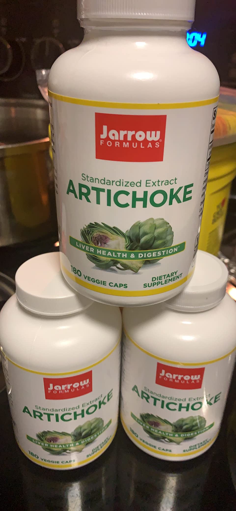 Jarrow Formulas Artichoke 500 mg - Standardized Artichoke Extract - 180 Servings (Veggie Caps) Support Liver Health & Digestion - Dietary Supplement - Non-GMO - Gluten Free - Vegan customer photo 1