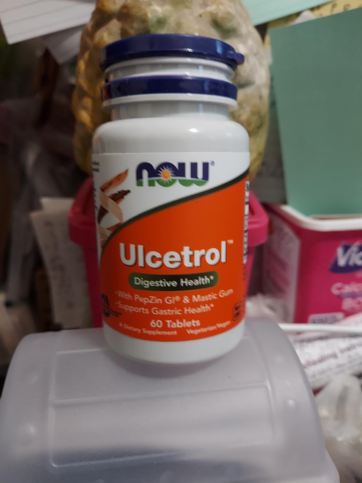 NOW Foods Supplements Ulcetrol, Digestive Health, With PepZin GI & Mastic Gum, Supports Gastric Health, 60 Tablets customer photo 1