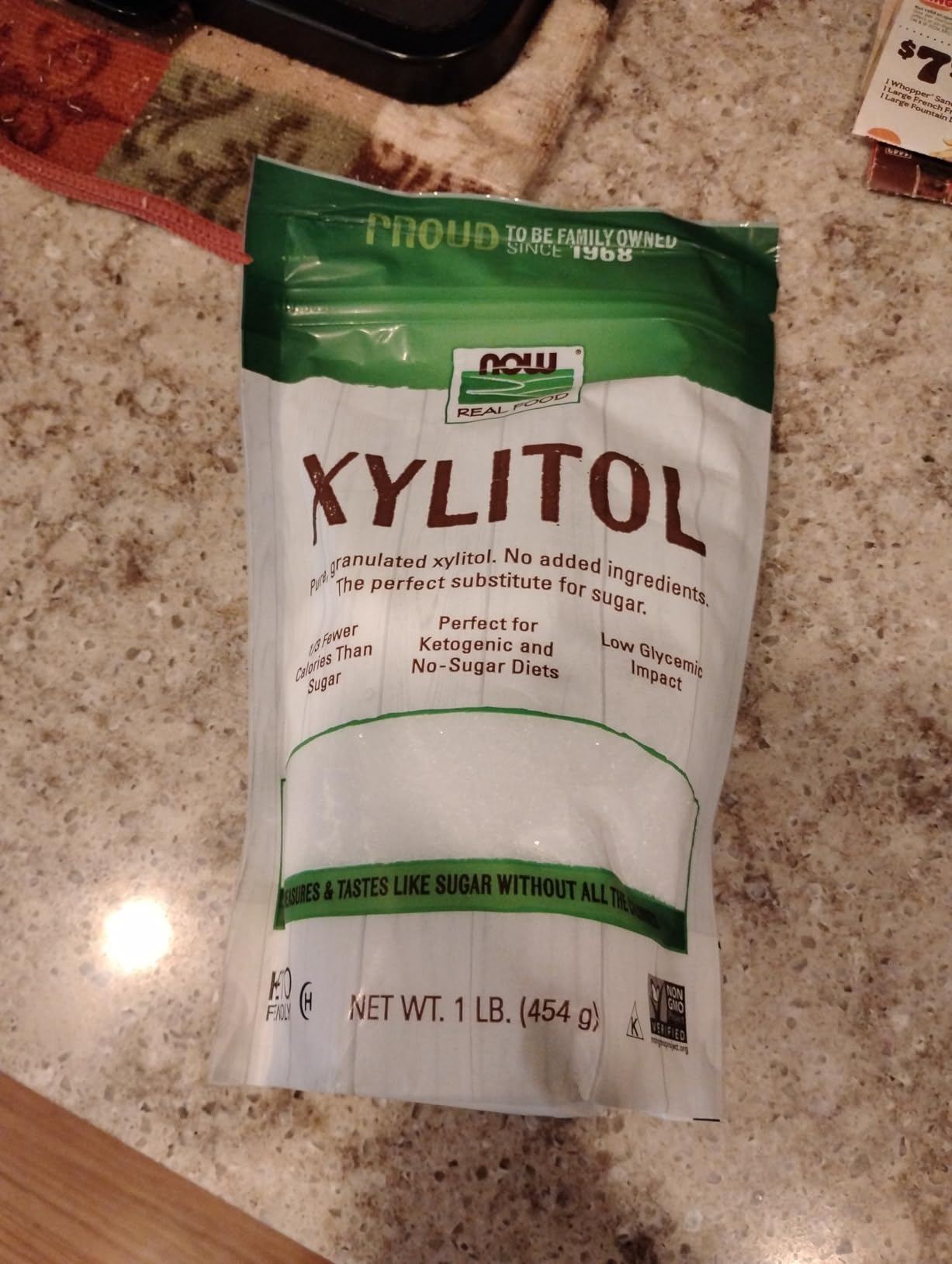 NOW Foods, Xylitol, Pure with No Added Ingredients, Keto-Friendly, Low Glycemic Impact, Low Calorie, 2.5-Pound customer photo 1