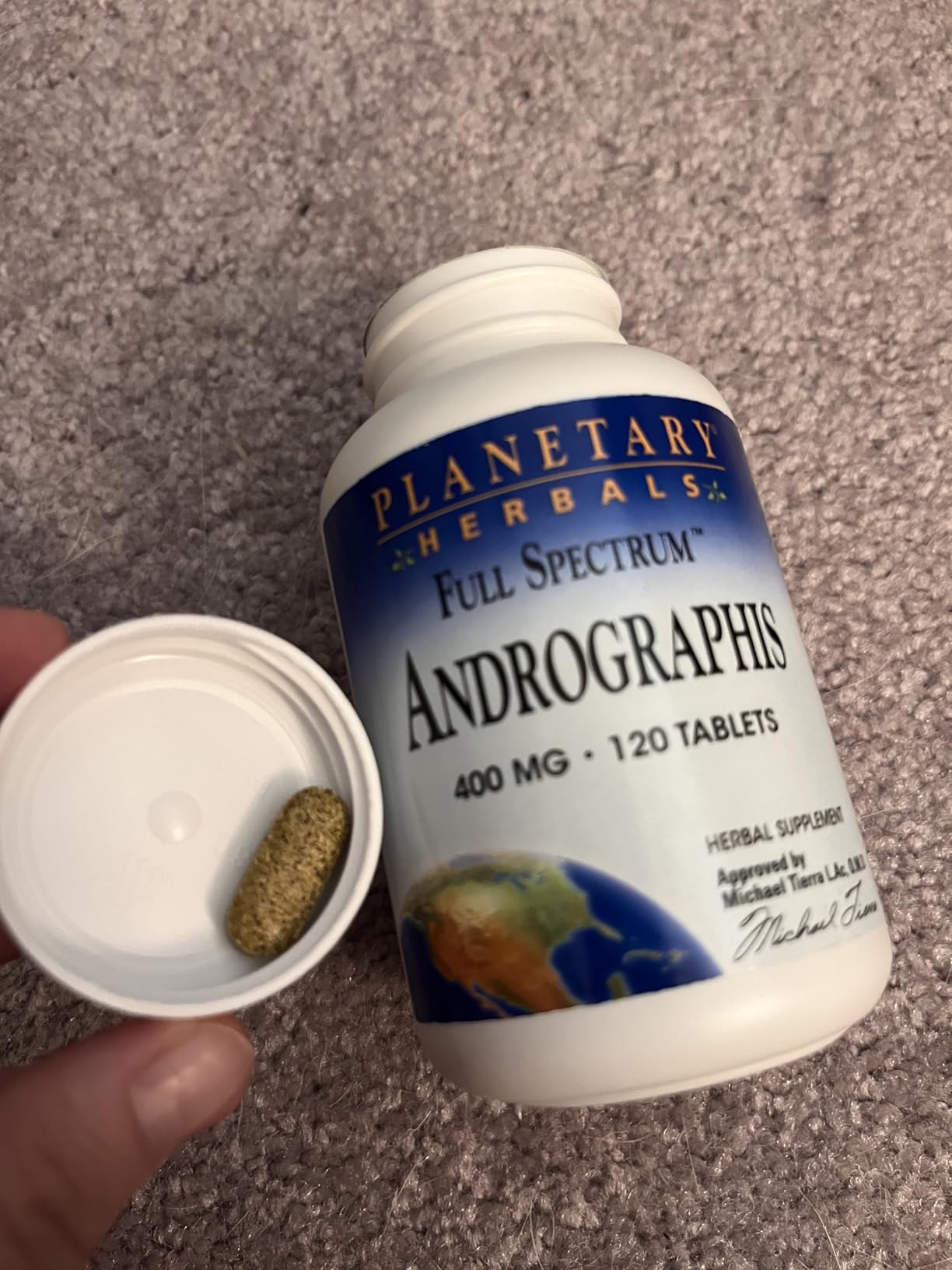 Planetary Herbals Full Spectrum Andrographis 400mg Support Healthy Digestive, Cardiovascular & Urinary Systems - Support For Healthy Liver & Immune Function - Ayurvedic Herb - 120 Tablets customer photo 1
