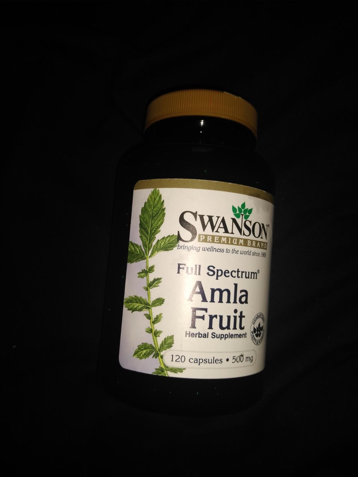 Swanson Full Spectrum Amla Fruit (Indian Gooseberry) Ayurvedic Energy Vitality Antioxidant 500 Milligrams 120 Capsules customer photo 1