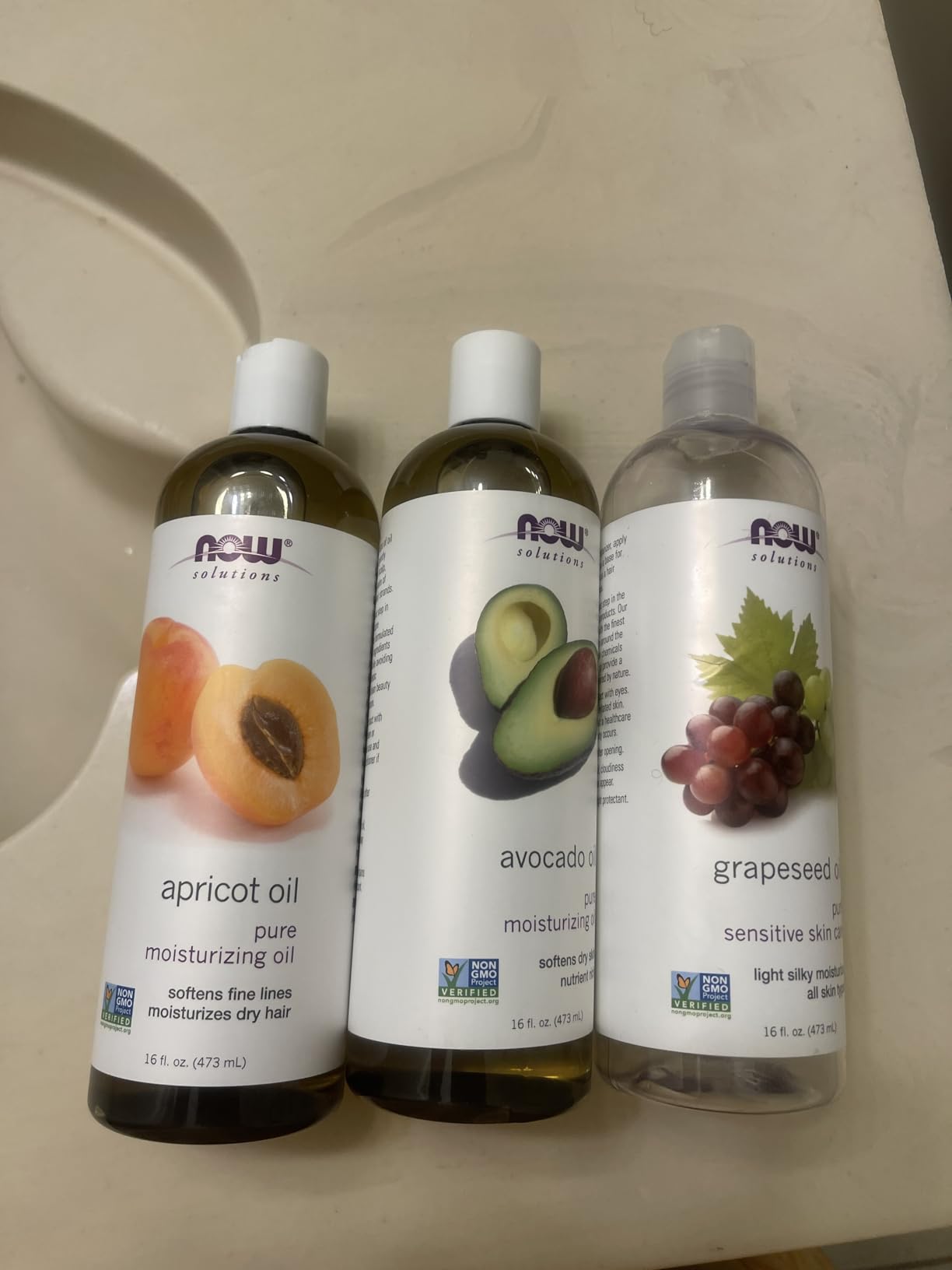 NOW Foods Solutions, Sweet Almond Oil, 100% Pure Moisturizing Oil, Promotes Healthy-Looking Skin, Unscented Oil, 16-Ounce,Package may vary customer photo 1