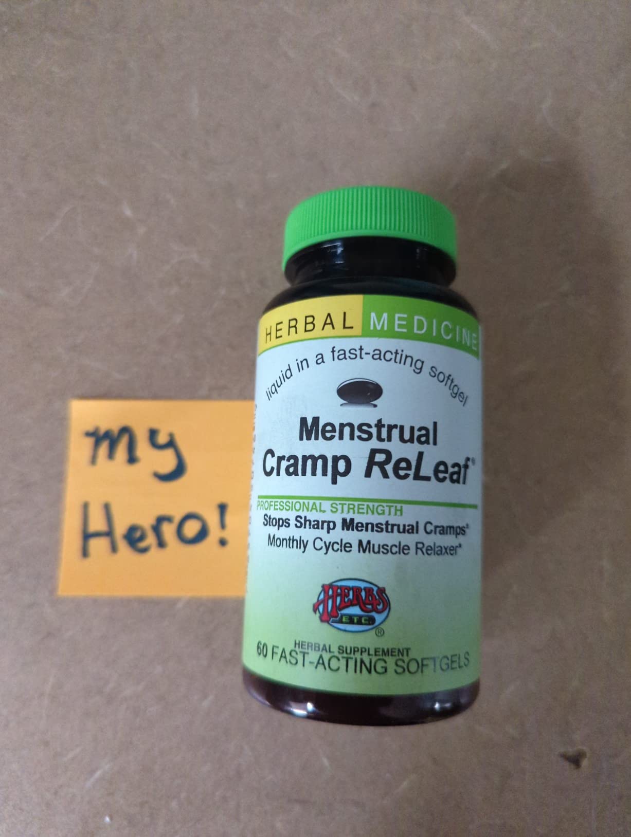 Herbs Etc. Cramp ReLeaf (Menstrual) Softgels - Cycle Support Supplement that Soothes Cramps - Black Haw, Cramp Bark & Wild Yam Root - Gluten-Free & Organic - 60 Count (60 Servings) customer photo 1