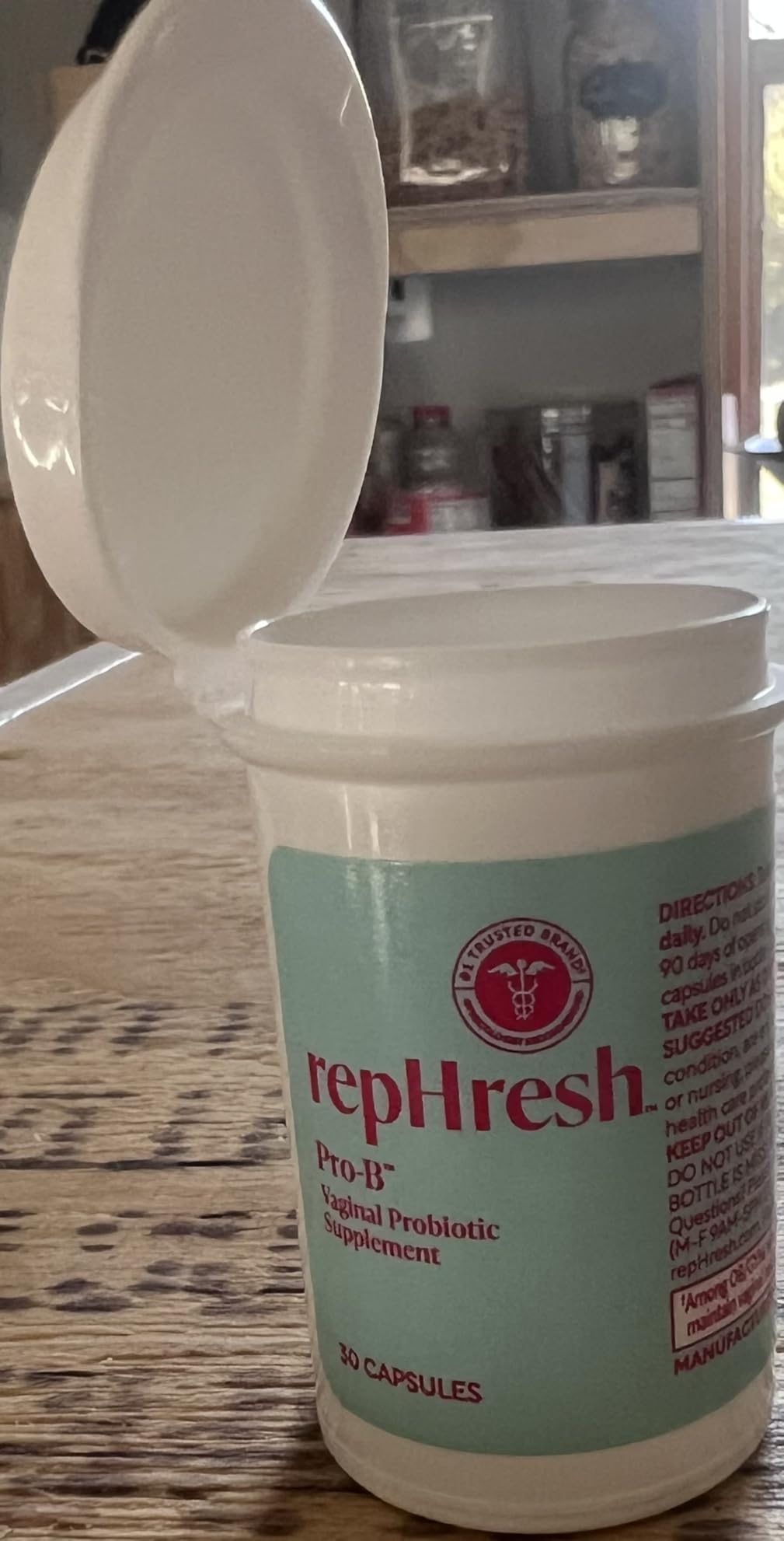 RepHresh Pro-B Vaginal Probiotic Supplement, pH Balance, Probiotics for Women, Balances Yeast and Bacteria to Maintain Feminine Health, Daily Oral Capsules, 30 Count customer photo 2