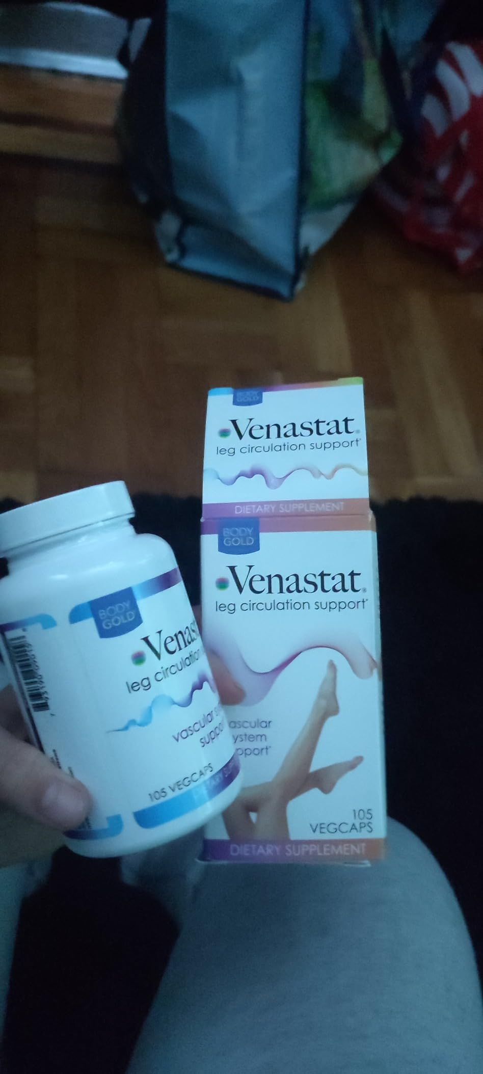 Body Gold Venastat - Leg Vein Support Supplements, Horse Chestnut Supplements, Herbal Circulatory Support with Diosmin for Men & Women, Healthy Blood Flow & Circulation - 60 Veggie Capsules customer photo 2