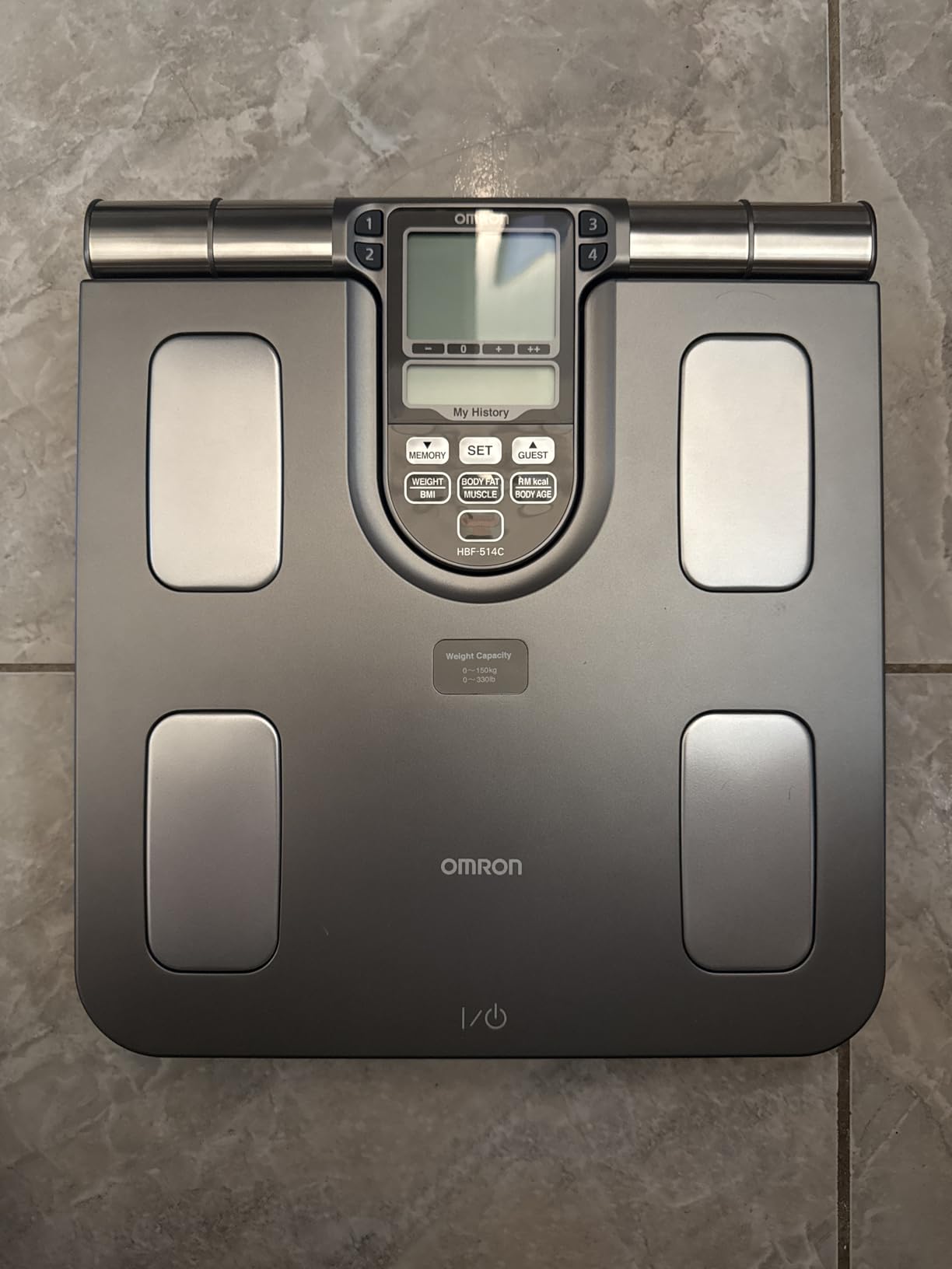 OMRON Body Composition Monitor & Scale - Track Skeletal Muscle Mass Loss/Gain, Weight (up to 330 pounds), Visceral Fat, BMI and More (Non-Bluetooth) customer photo 2