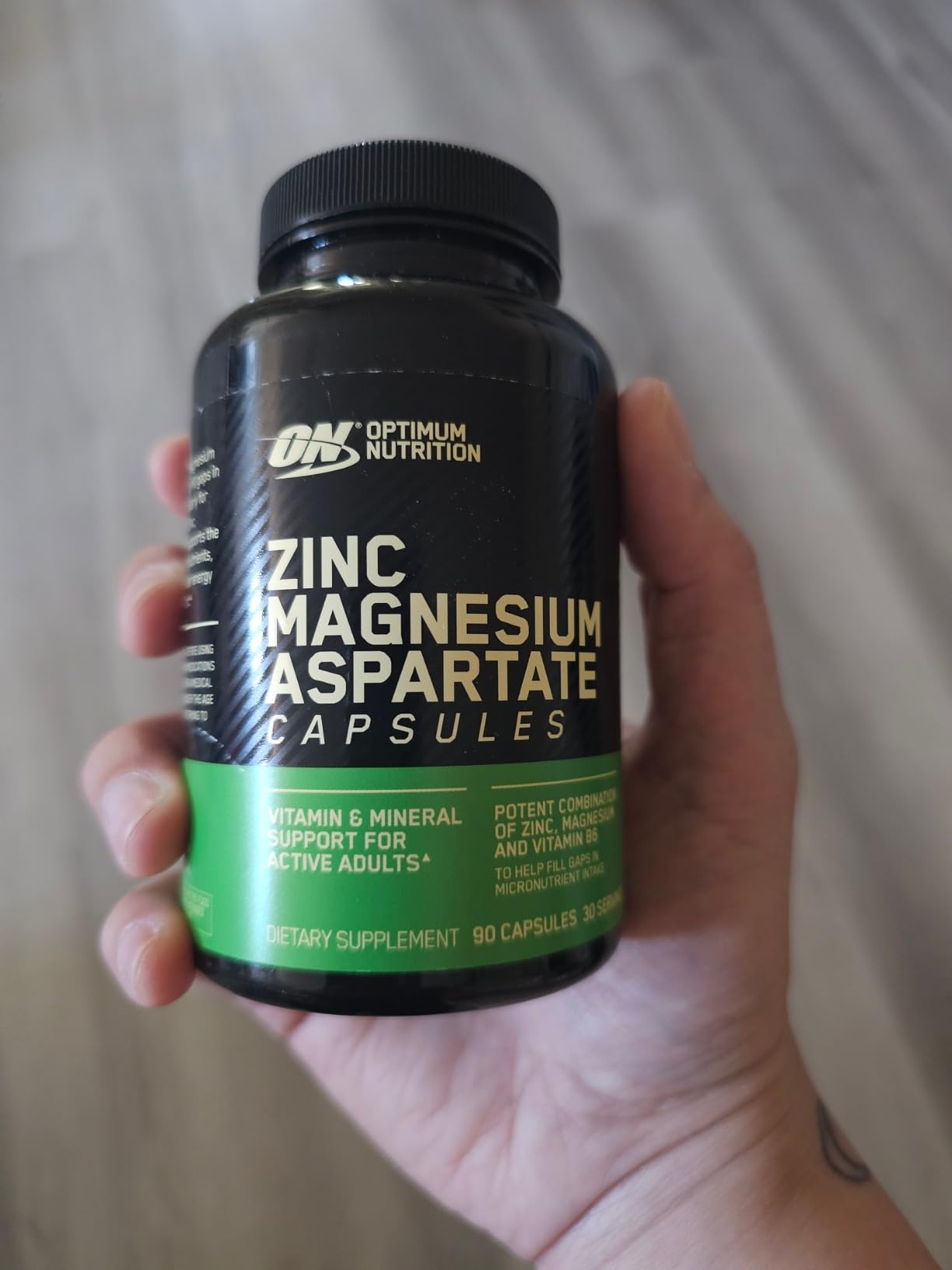 Optimum Nutrition Muscle Recovery and Endurance Supplement for Men and Women, Zinc and Magnesium Supplement, 90 Count customer photo 2