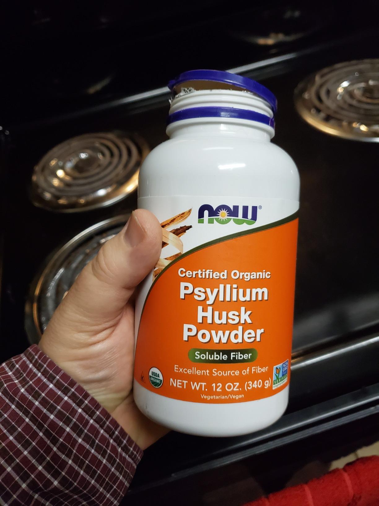 NOW Foods Supplements, Psyllium Husk Powder, Certified Organic, Non-GMO Project Verified, Soluble Fiber, 12-Ounce customer photo 2