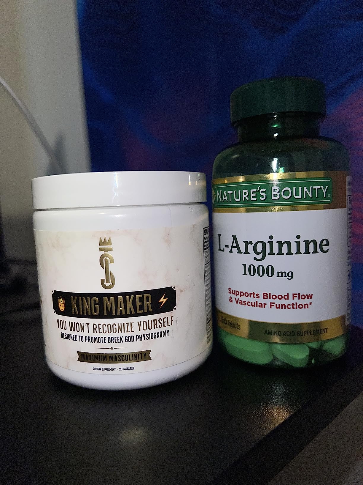 Nature's Bounty L-Arginine 1000mg for Supporting Blood Flow and Vascular Function - Non-GMO, Gluten Free, 50 Tablets customer photo 2