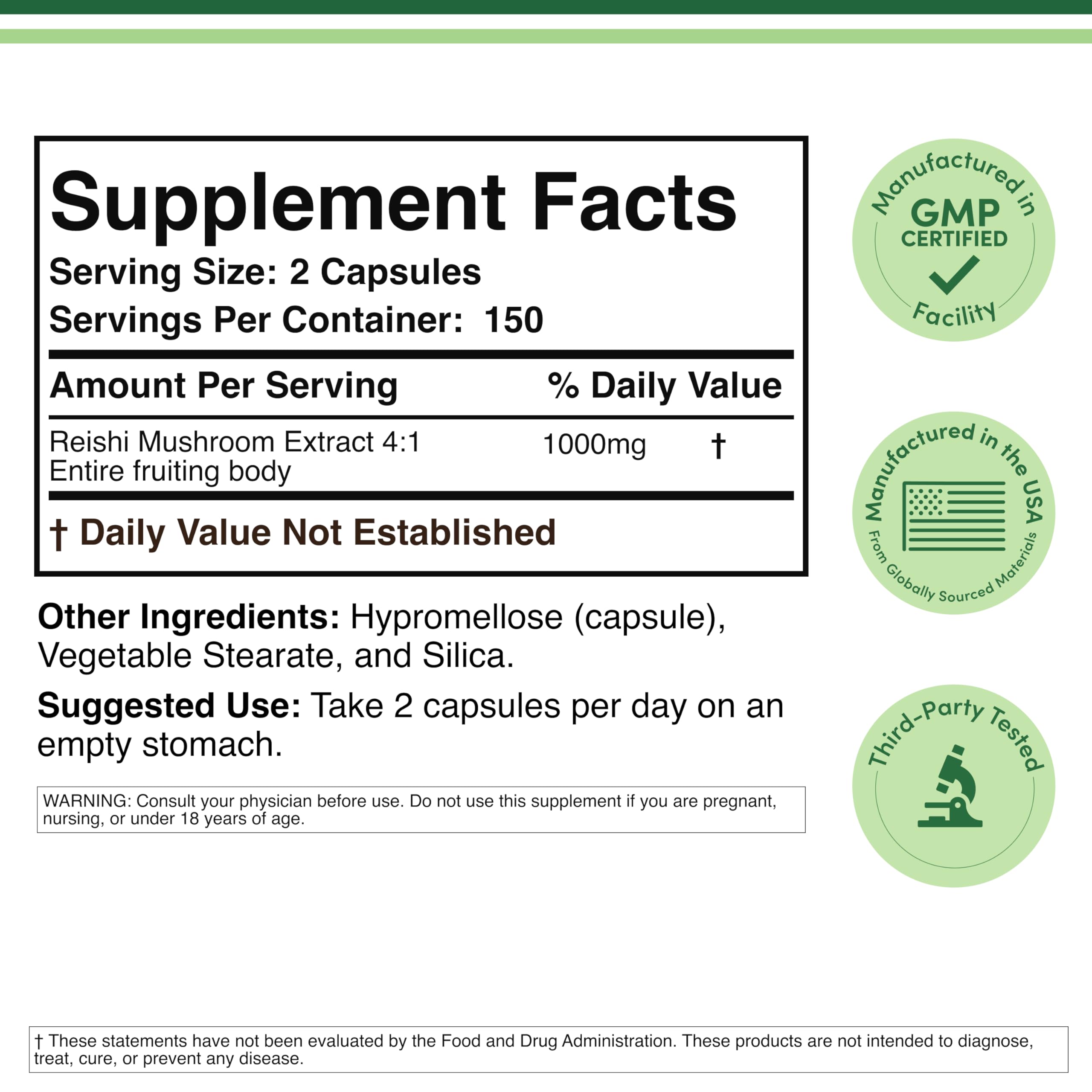 Host Defense Reishi Capsules - Heart & Immune Health Support Supplement - Mushroom Supplement to Support Energy & Vitality - Reishi Supplement to Aid Overall Well-Being - 120 Capsules customer photo 2