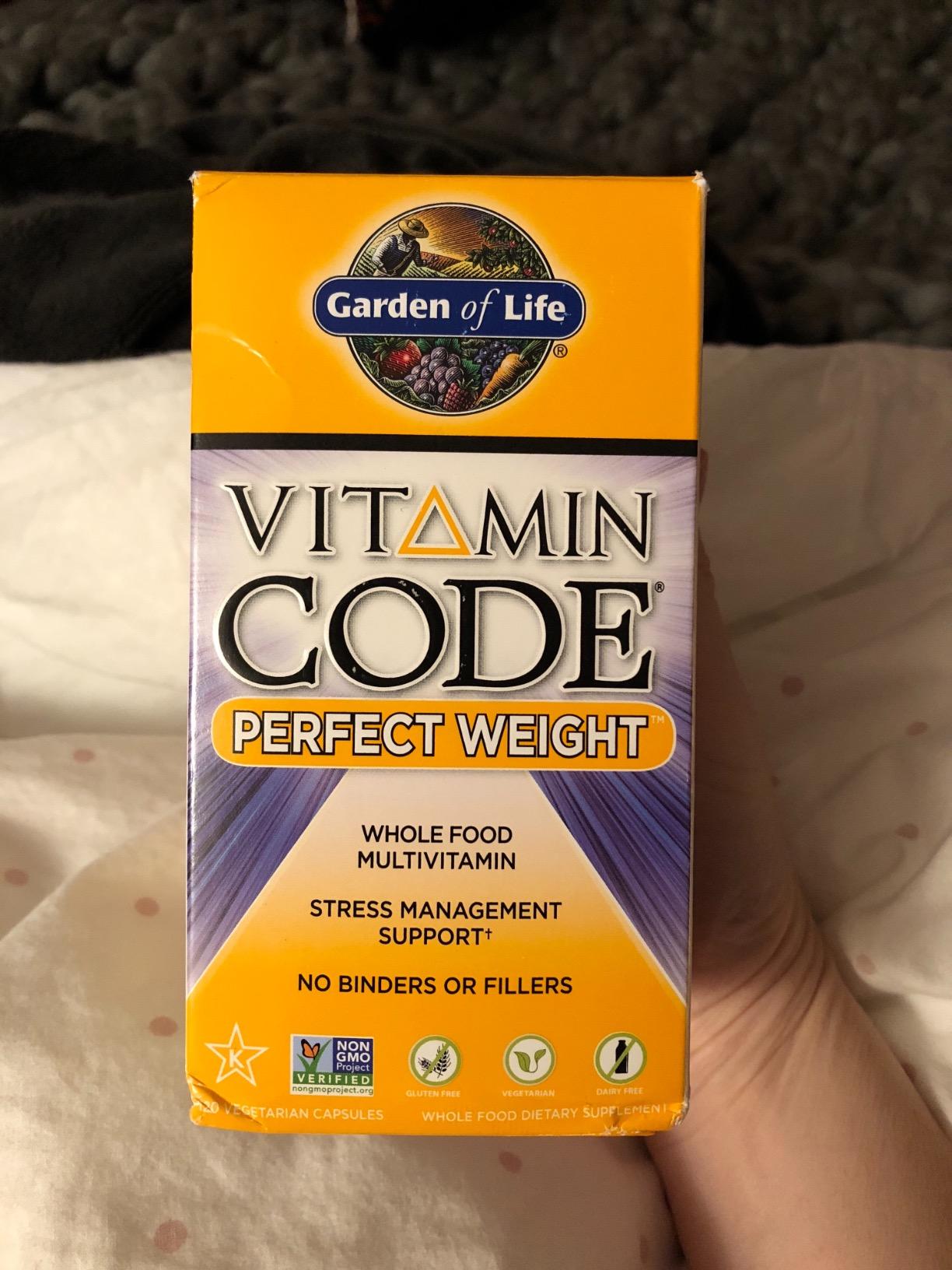 Garden of Life Multivitamin Code Perfect Weight Loss for Women and Men, Healthy Active Metabolism, Stress Management, Ashwagandha, Green Tea and Enzymes, 240 Count customer photo 2