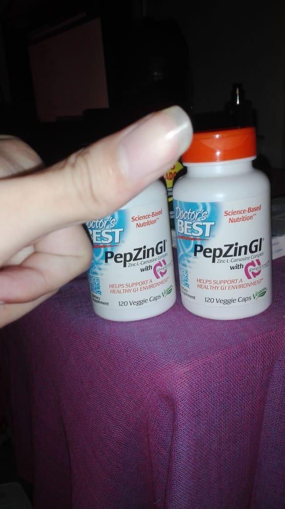 Doctor's Best PepZin GI, Zinc-L-Carnosine Complex for Men & Women - Zinc Carnosine Supplement Caps for Gut Health, Digestive Support, & Stomach Comfort, Vegan, Gluten Free - 120 Veg Capsules customer photo 1
