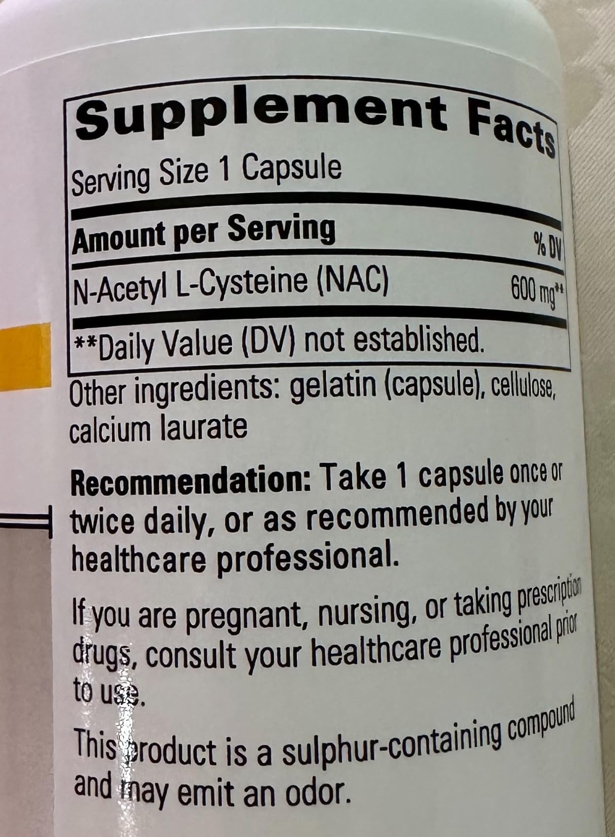 Integrative Therapeutics NAC - Antioxidant Support Supplement - Support for Respiratory & Lung Function - Gluten-Free & Dairy-Free - 60 Capsules (60 Servings) customer photo 2