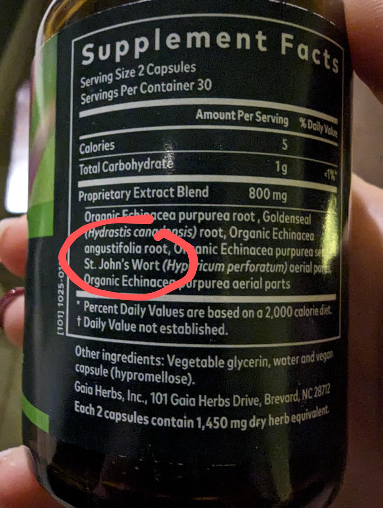 Gaia Herbs Echinacea Goldenseal - Immune Support with Echinacea & Goldenseal Root - Traditionally Used to Help Maintain a Healthy Respiratory System* - 60 Vegan Liquid Phyto-Caps (30 Servings) customer photo 1