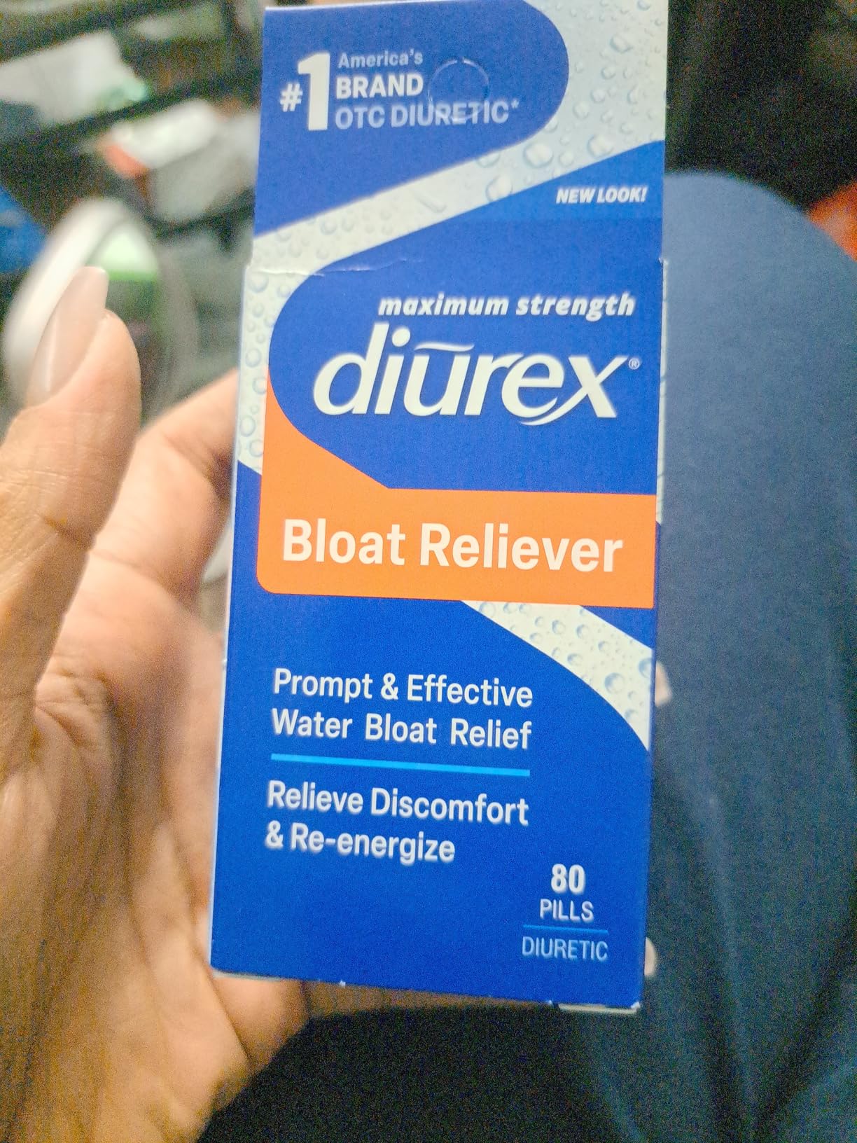 Diurex Ultra Re-Energizing Water Pills - Relieve Water Bloat - Feel Better & Less Heavy - 80 Count customer photo 1