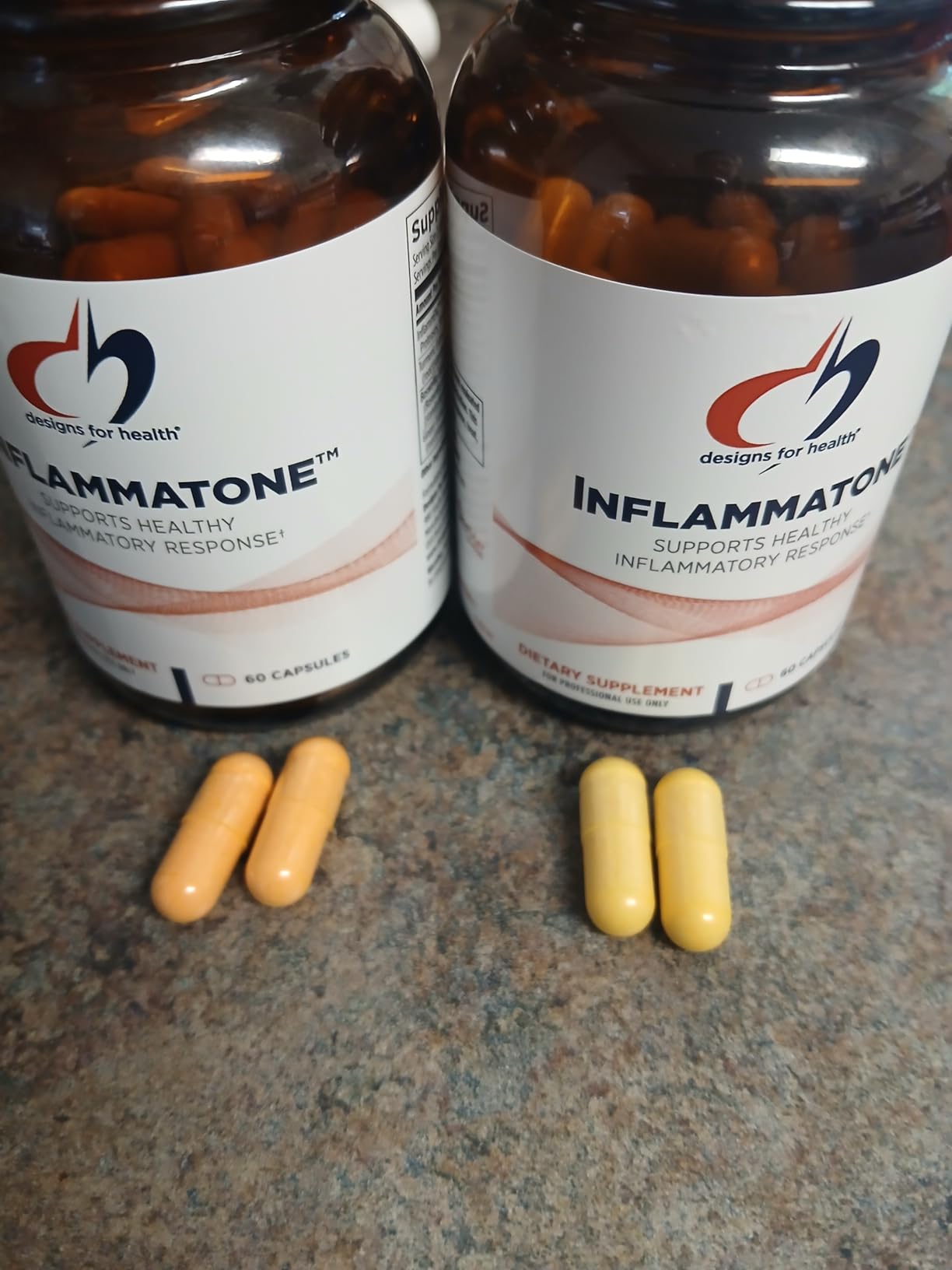 Designs for Health Inflammatone - Turmeric Supplements with Proteolytic Enzymes, Boswellia, Quercetin & Resveratrol (60 Capsules) customer photo 2