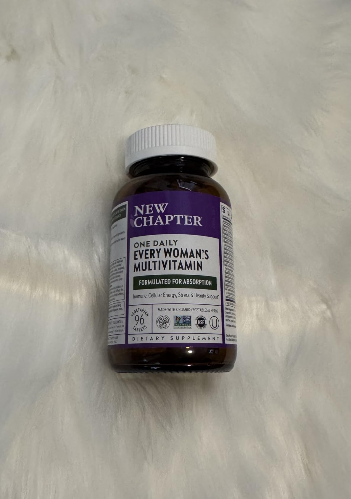 New Chapter Every Woman's One Daily Multivitamin - Bone, Energy & Immune Support, Whole-Food Fermented, 72 Tablets customer photo 2