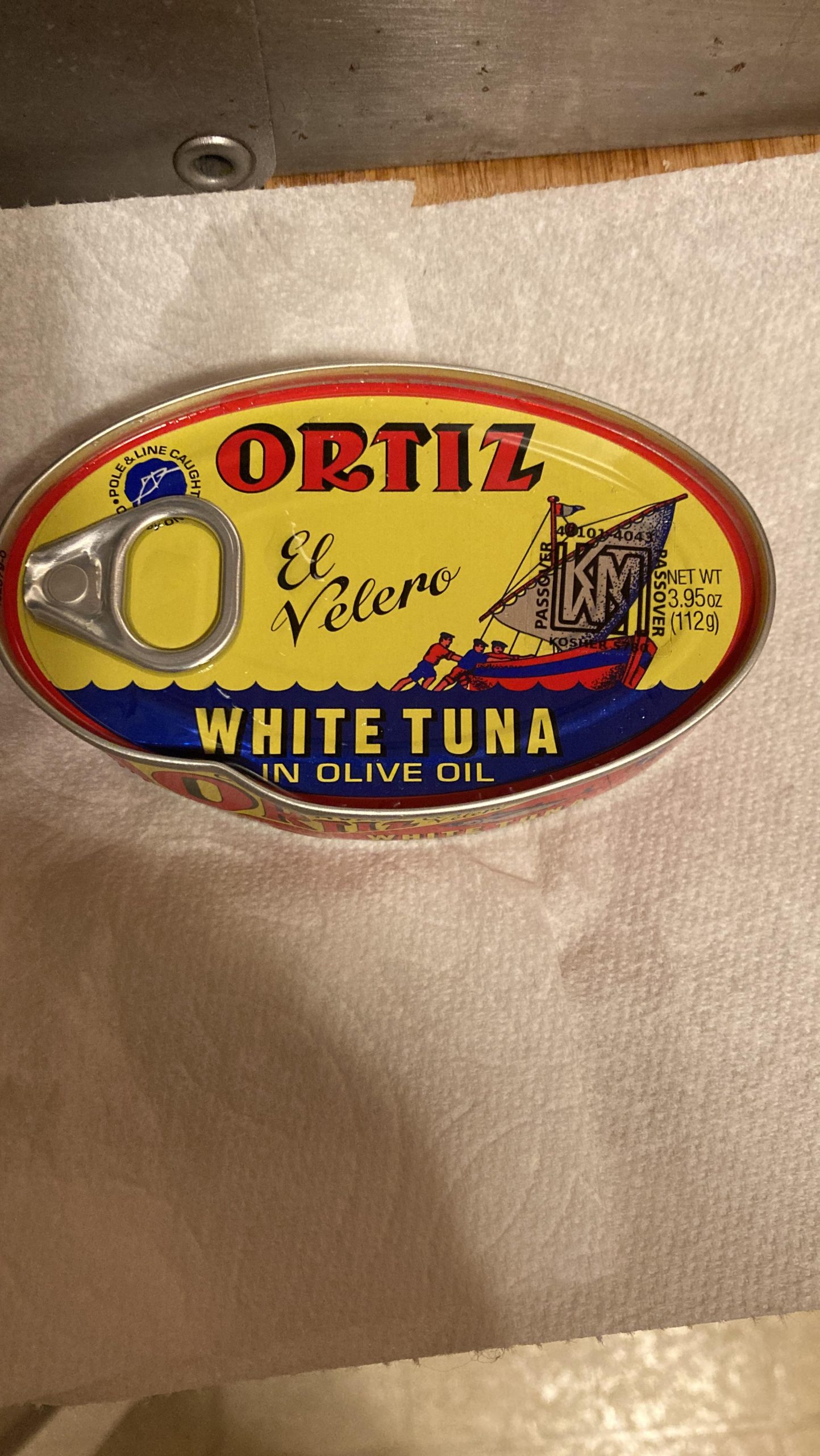 Ortiz White Tuna in Olive Oil, Fresh Tender Slices, Spanish Wild Caught Tuna, High in Protein and Omega 3 Fats, Excellent in Salad, Pasta or Sandwiches - No Need to Add Mayo, 3.95oz Can (Pack of 12) customer photo 1