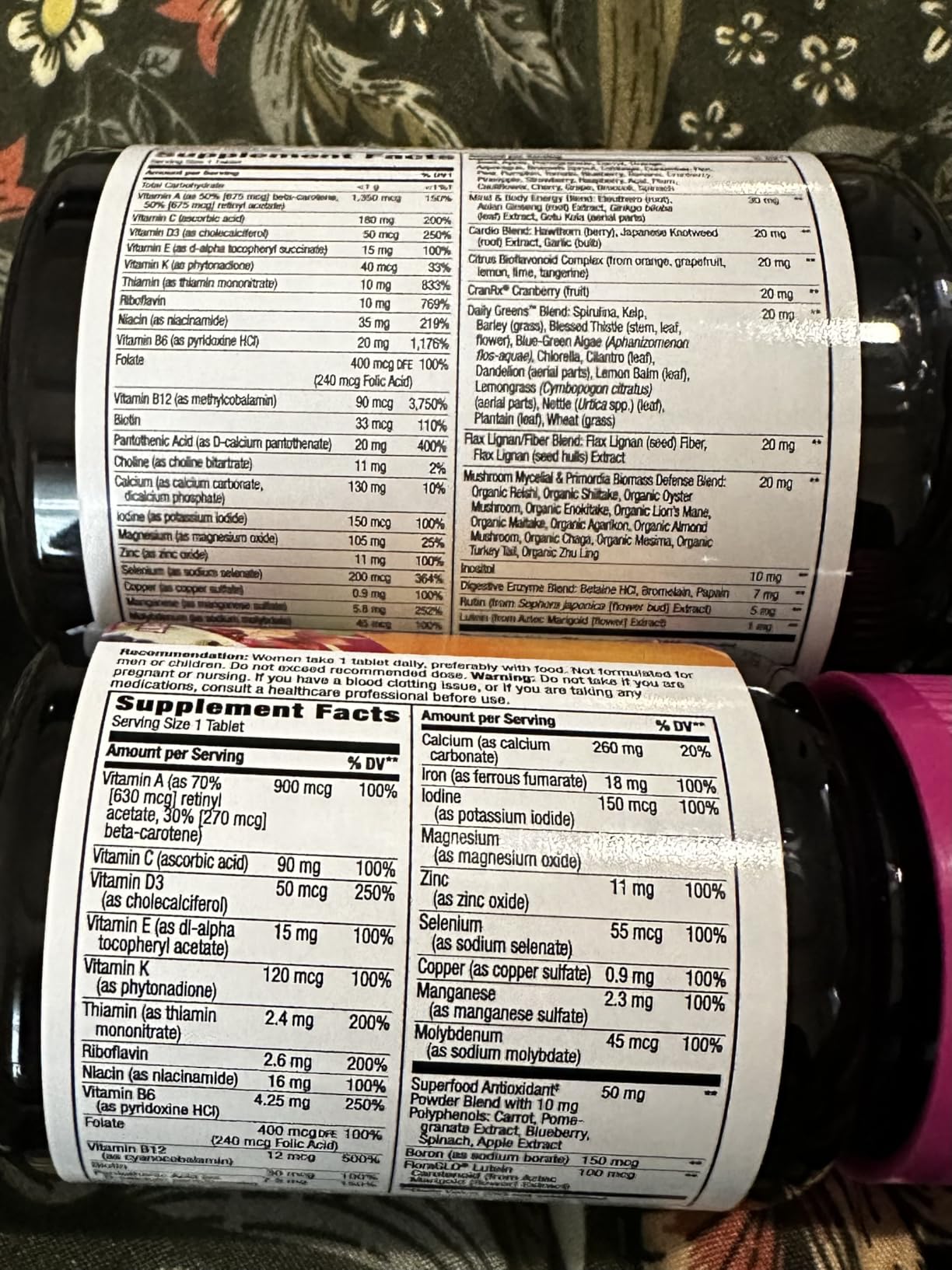 Nature's Way Alive! Ultra Potency Multivitamin for Women 50 Plus, Complete High Potency Formula with Vitamin D3, C, E, Methylated B12, Supports, Heart, Brain, and Bone Health*, 60 Tablets customer photo 1