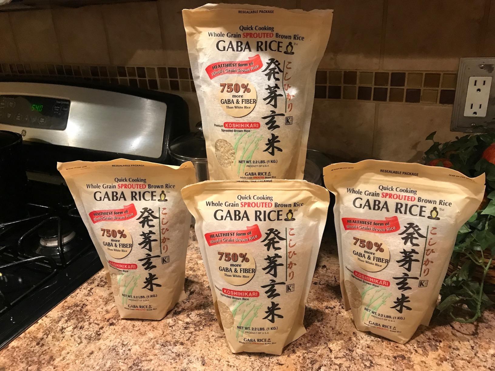 Koshihikari Premium Sprouted Brown Gaba Rice, 2.2 Pound (Pack of 4) customer photo 1