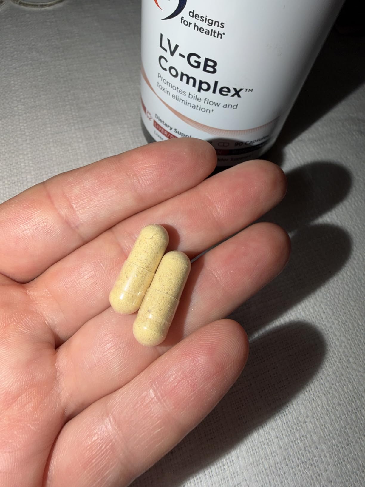 Designs for Health LV-GB Complex - Liver Detox Supplements for Gallbladder Support with Milk Thistle, Artichoke, Vitamins + Ox Bile - Supports Bile Flow + Toxin Elimination (90 Capsules) customer photo 2