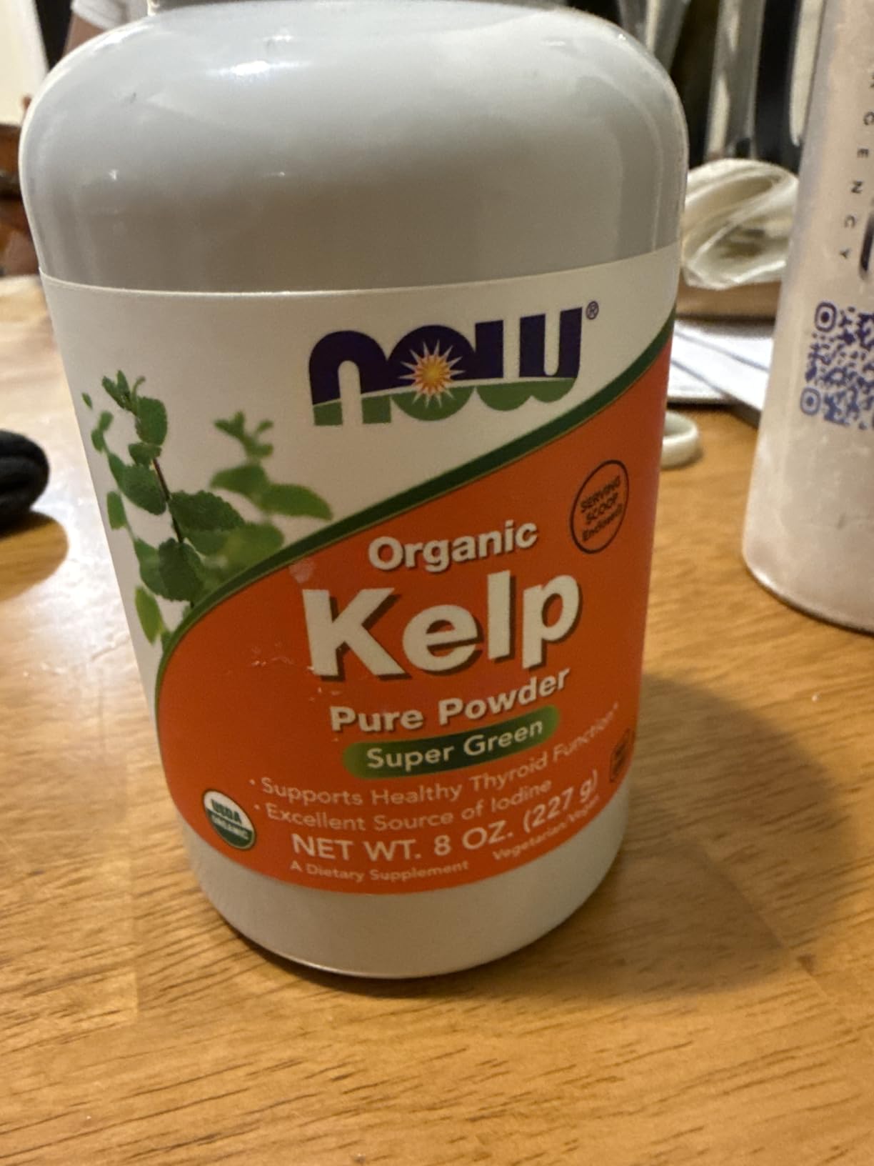 NOW Supplements, Kelp Powder, Certified Organic, Excellent Source of Iodine, Super Green, 8-Ounce customer photo 2