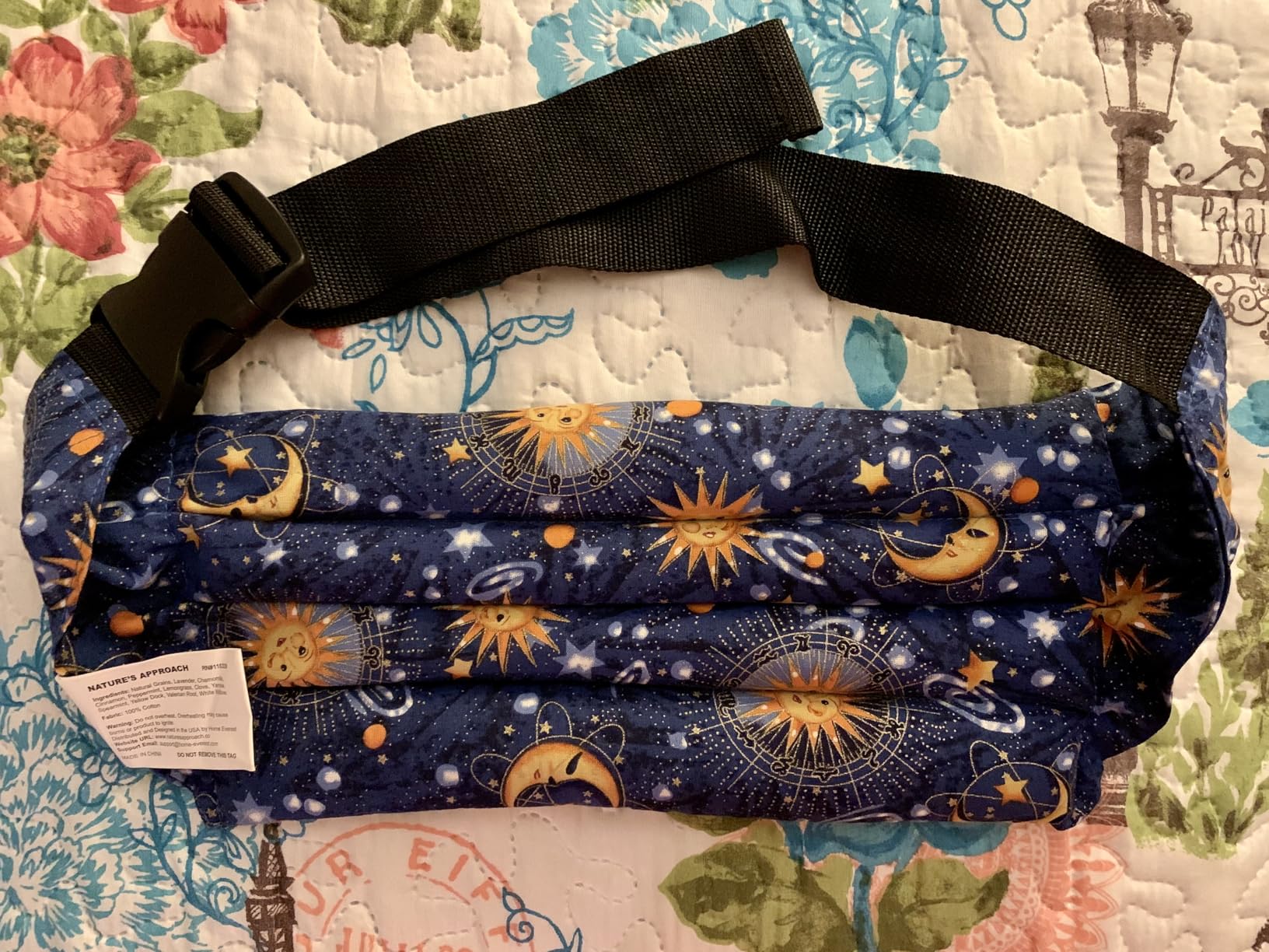 Aromatherapy Belted Lumbar Wrap | Hot or Cold Therapy with a Soothing Blend of 12 Natural Herbs | Microwave and Freezer Safe customer photo 1