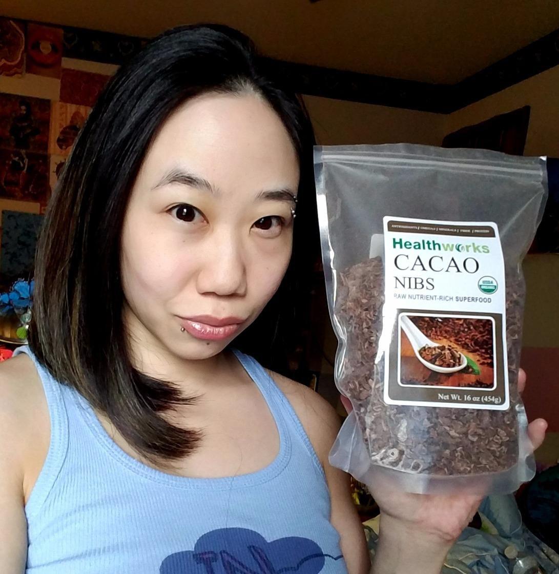 Healthworks Superfoods Cacao Nibs Organic - 16 Oz / 1 Lb - Criollo Bean - Raw Unsweetened Chocolate Substitute - Certified Organic - Keto, Vegan & Non-GMO - Antioxidant customer photo 1