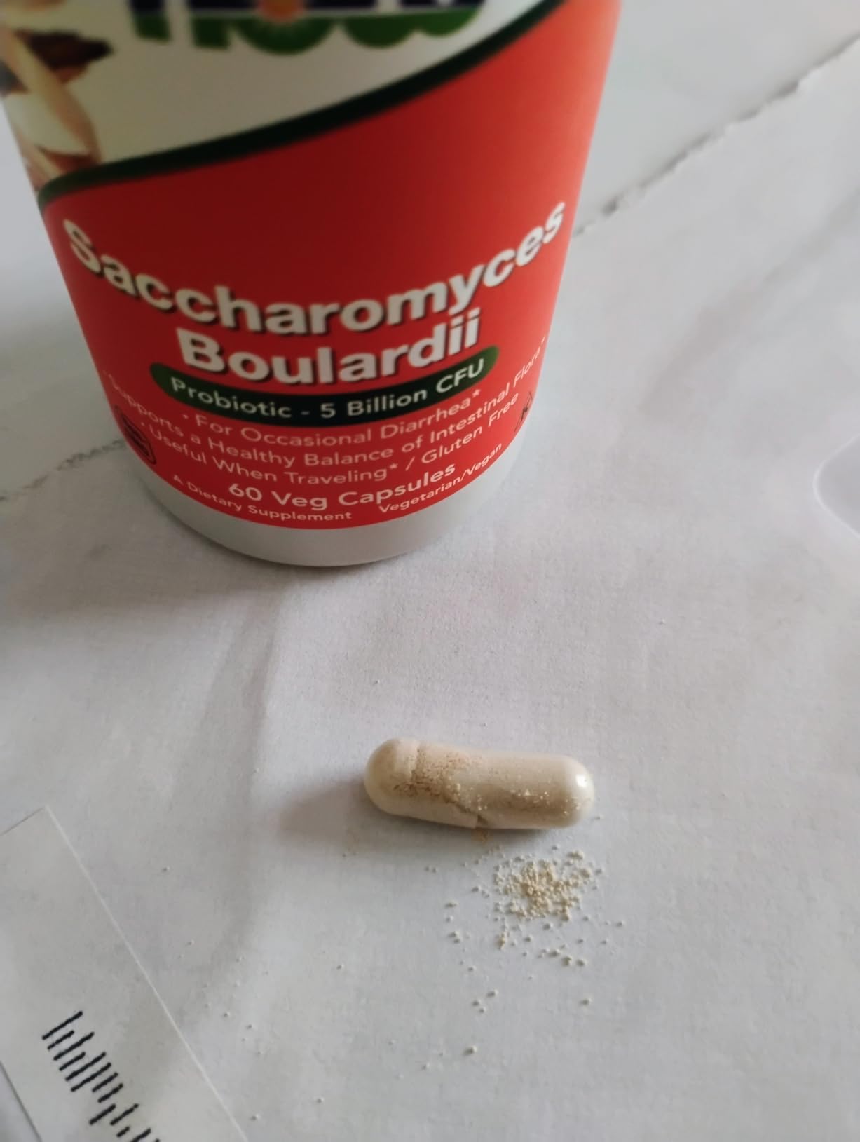 NOW Supplements, Saccharomyces Boulardii, 5 Billion CFU Probiotic, 60 Veg Capsules customer photo 2