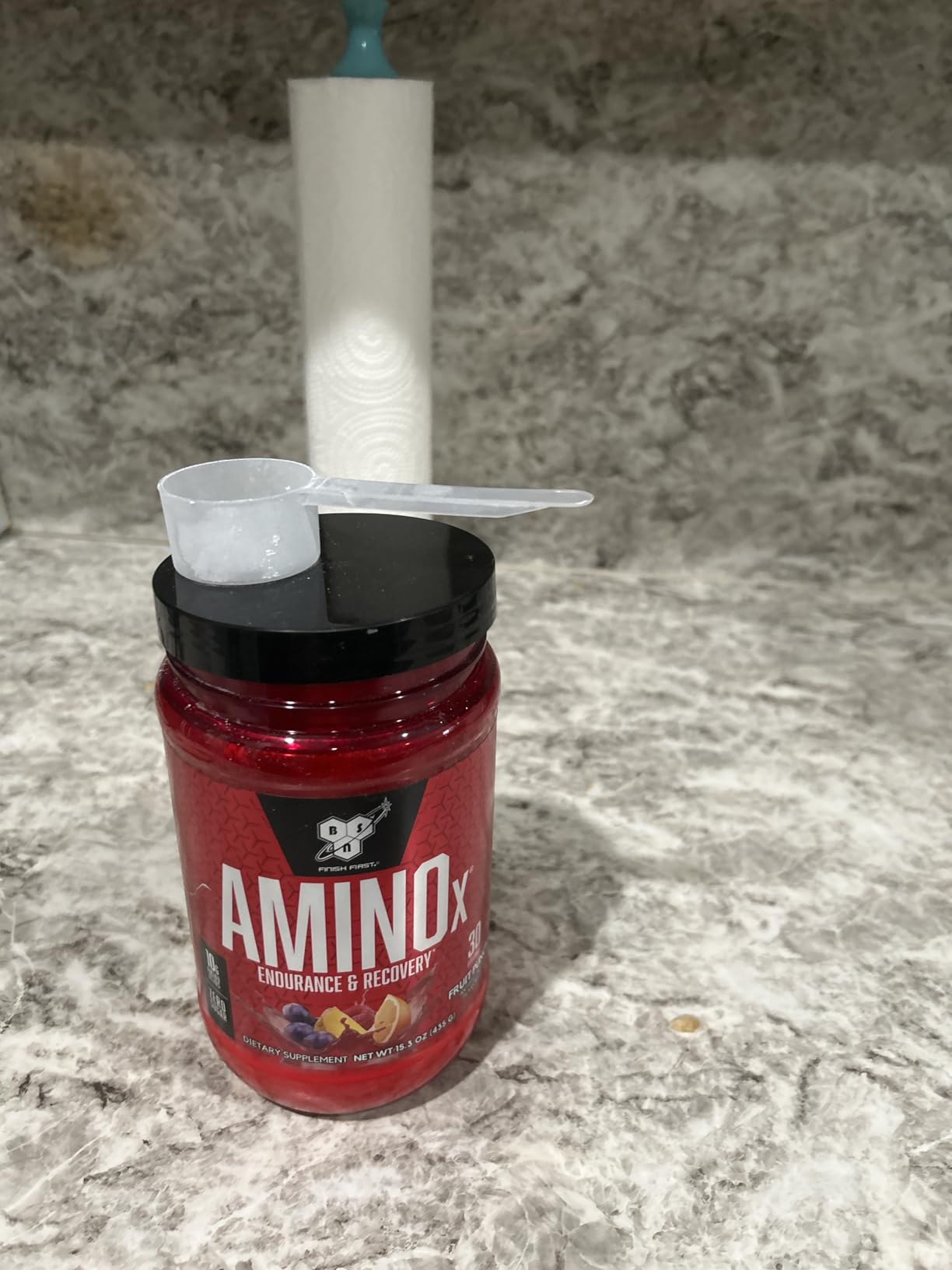 BSN Amino X Muscle Recovery & Endurance Powder, BCAAs, 10 Grams of Amino Acids, Keto Friendly, Caffeine-Free, Zero Sugar, Fruit Punch, 30 Servings customer photo 2