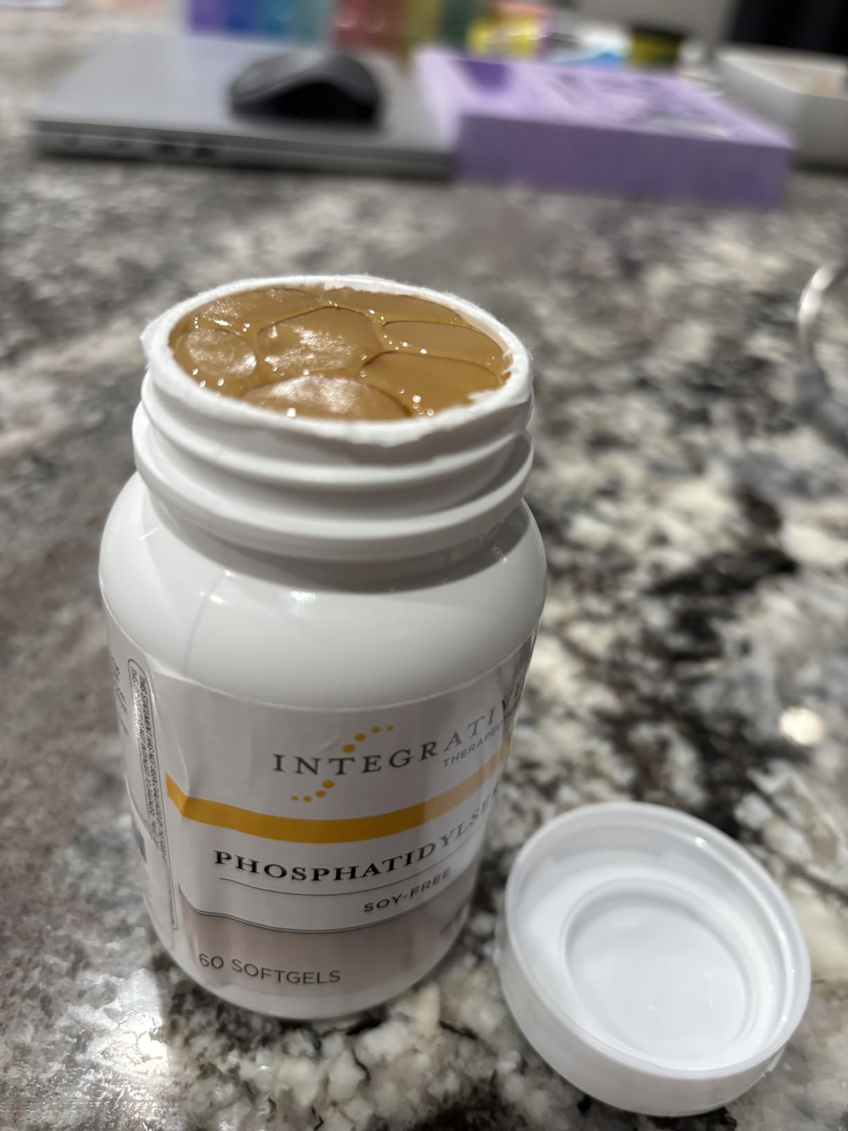 Integrative Therapeutics Phosphatidylserine - Brain & Cognitive Function Support - Supports Healthy Stress Response - Soy-Free, Gluten-Free & Dairy-Free - 60 Softgels (60 Servings) customer photo 1