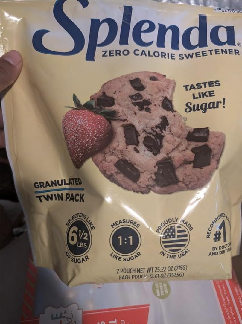 SPLENDA Zero Calorie Sweetener, Granulated Sugar Substitute, Resealable Twin Pack Bags, 25.22 Ounce customer photo 2