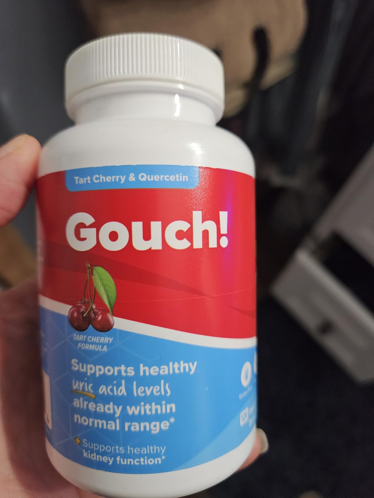 Redd Remedies Gouch! | Supplement for Joints, Uric Acid Levels, and Healthy Kidney Function | Tart Cherry, Ginger, Quercetin, & More | 60 Vegan Capsules customer photo 1