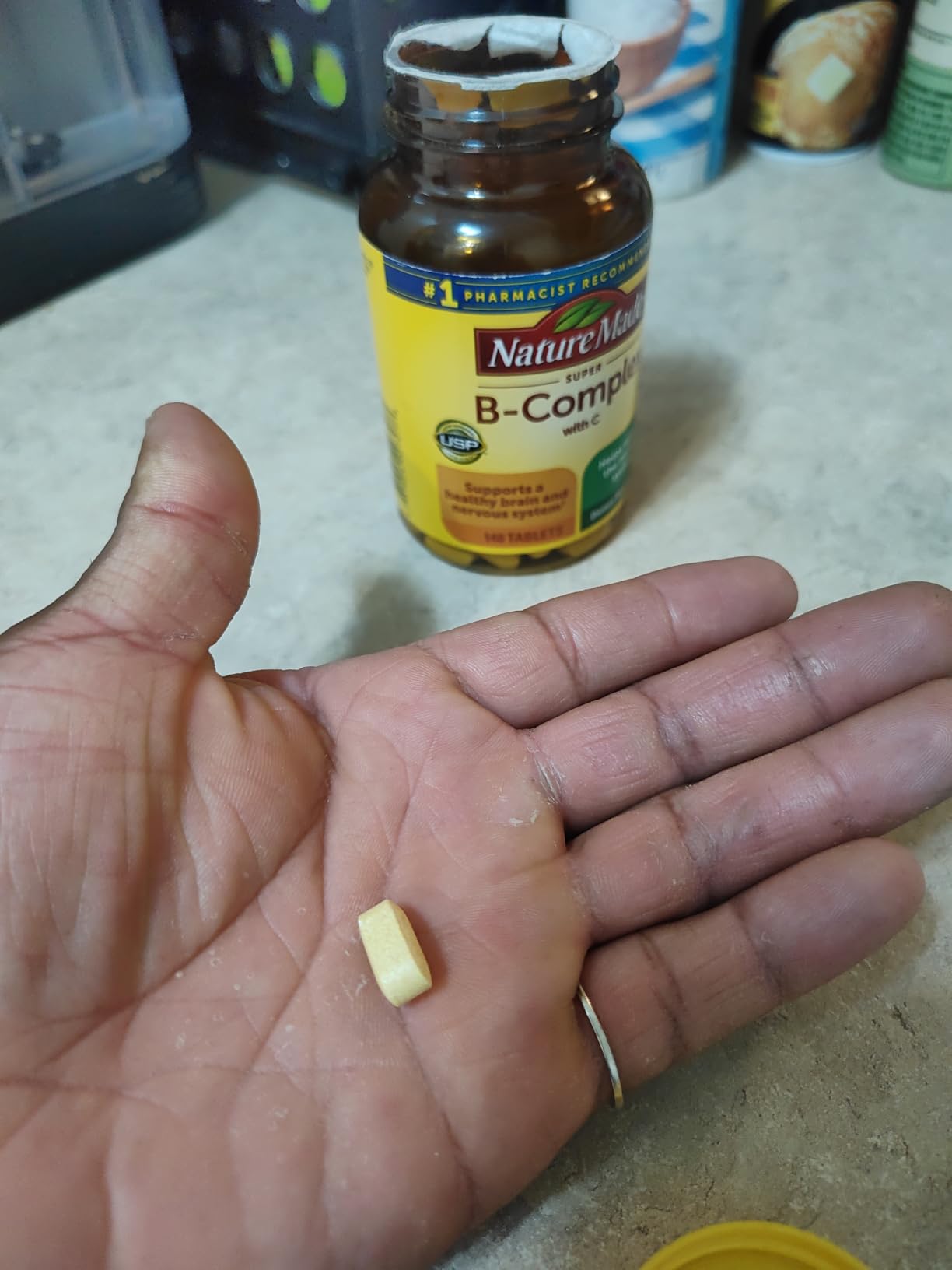 Nature Made Super B Complex with Vitamin C & Folic Acid, B Complex Vitamins for Women and Men, Dietary Supplement for Immune Support, 140 Tablets, 140 Day Supply customer photo 1