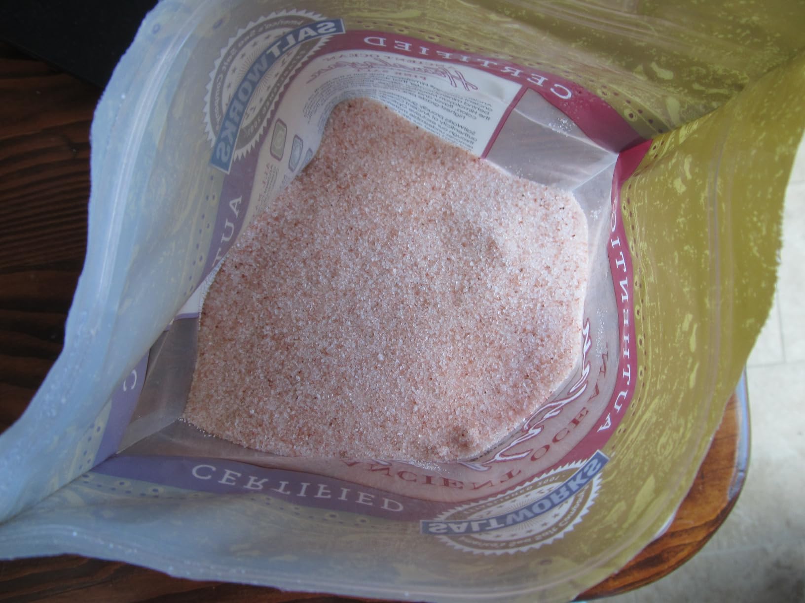 Ancient Ocean Himalayan Pink Salt, Fine Grain, 5 Pound Bag customer photo 1