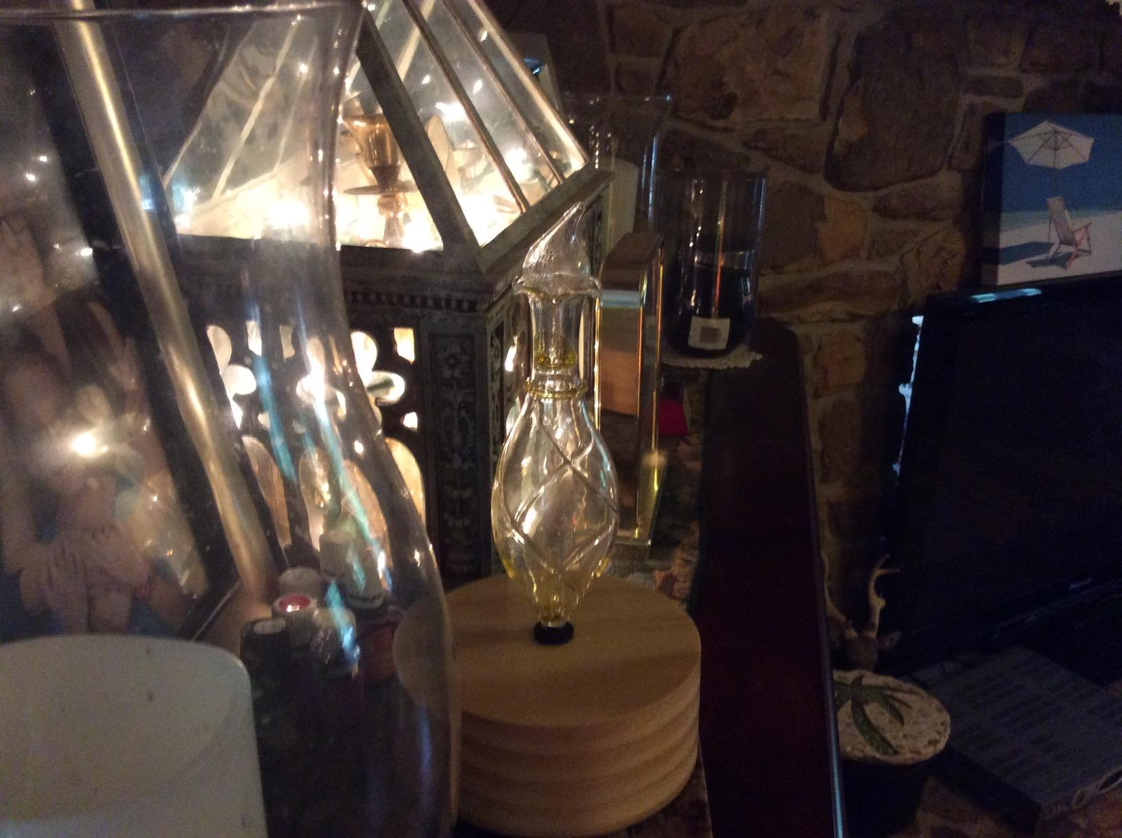 ArOmis Premium Glass Essential Oils Nebulizer - Waterless Diffuser for Aromatherapy - Handmade Oil Diffuser, Wooden Base, No Plastic, No Heat, No Battery, No LEDs - Solum Nox Merus customer photo 2