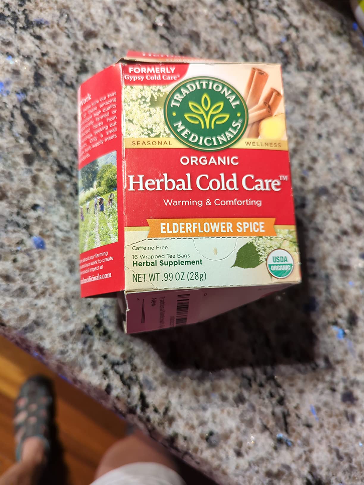 Traditional Medicinals Tea, Organic Herbal Cold Care, Providing Soothing Comfort, 16 Tea Bags customer photo 2