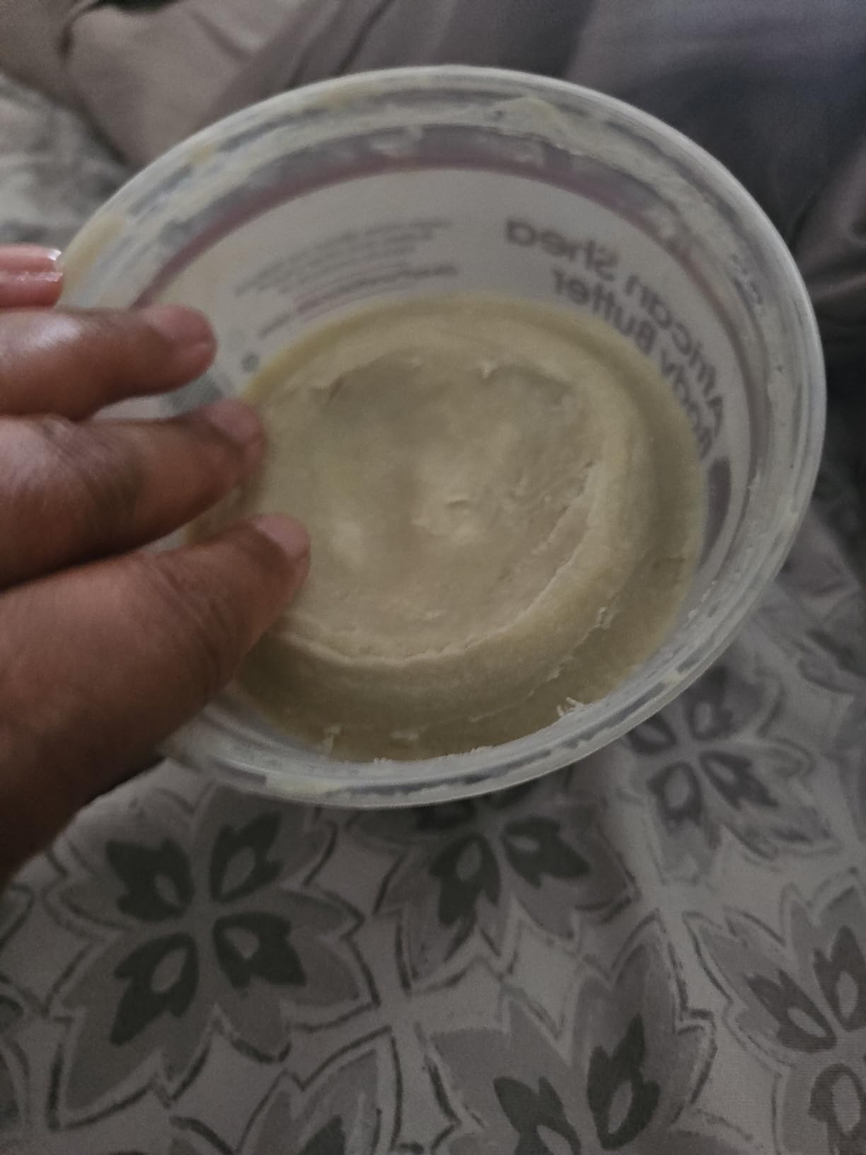 OKAY Pure Naturals White Shea Butter for Hair and Skin - Raw African Shea Butter for Women and Men, Daily Moisturizer for Face and Body, Helps with Stretch Marks, Soothes Dry Skin - 7.5 Oz Jar customer photo 2