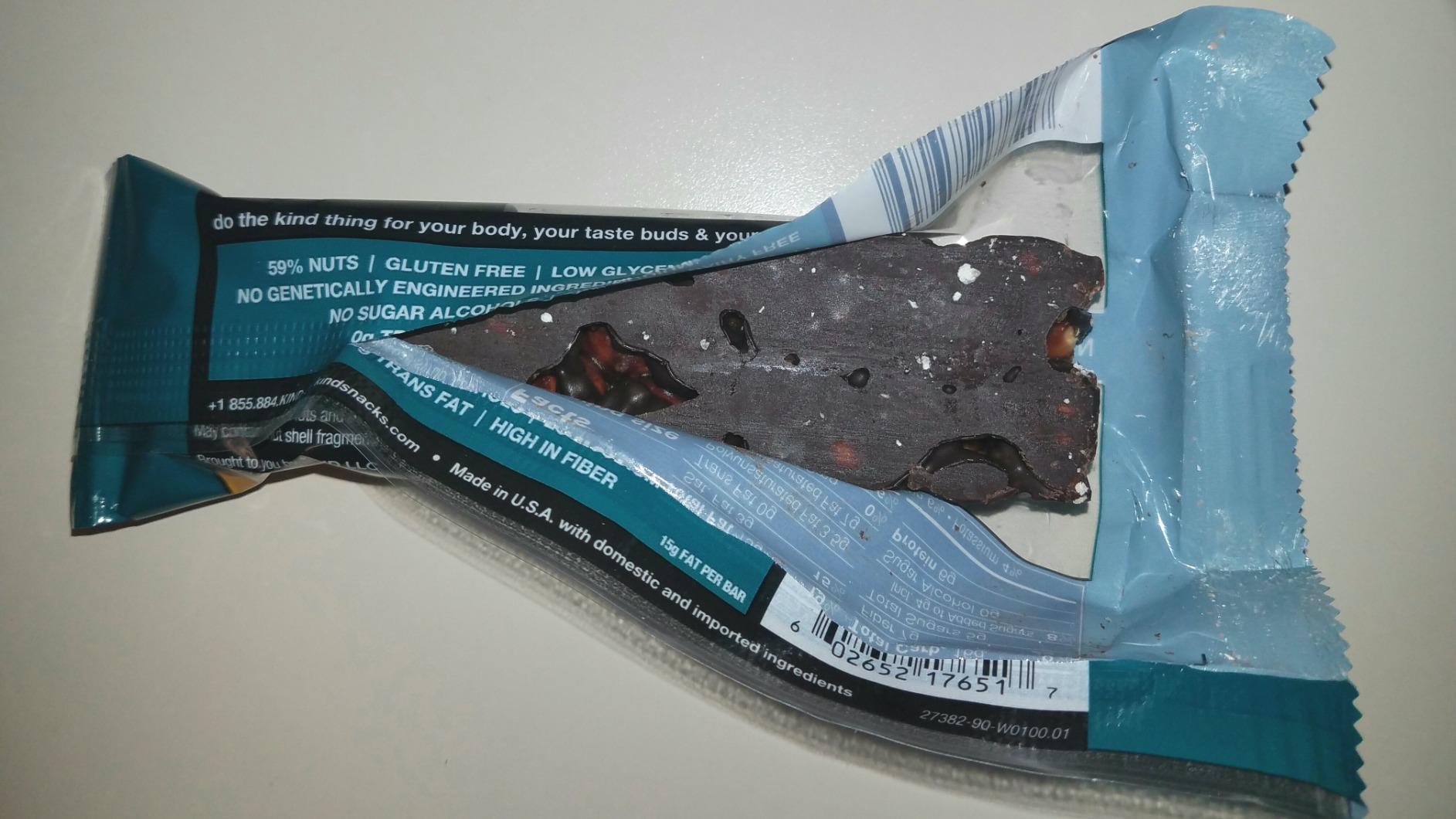 KIND Healthy Snacks Bars, Dark Chocolate Nuts & Sea Salt, Gluten Free, Low Sugar, High Fiber Snacks, 6g Protein, 12 Count customer photo 2
