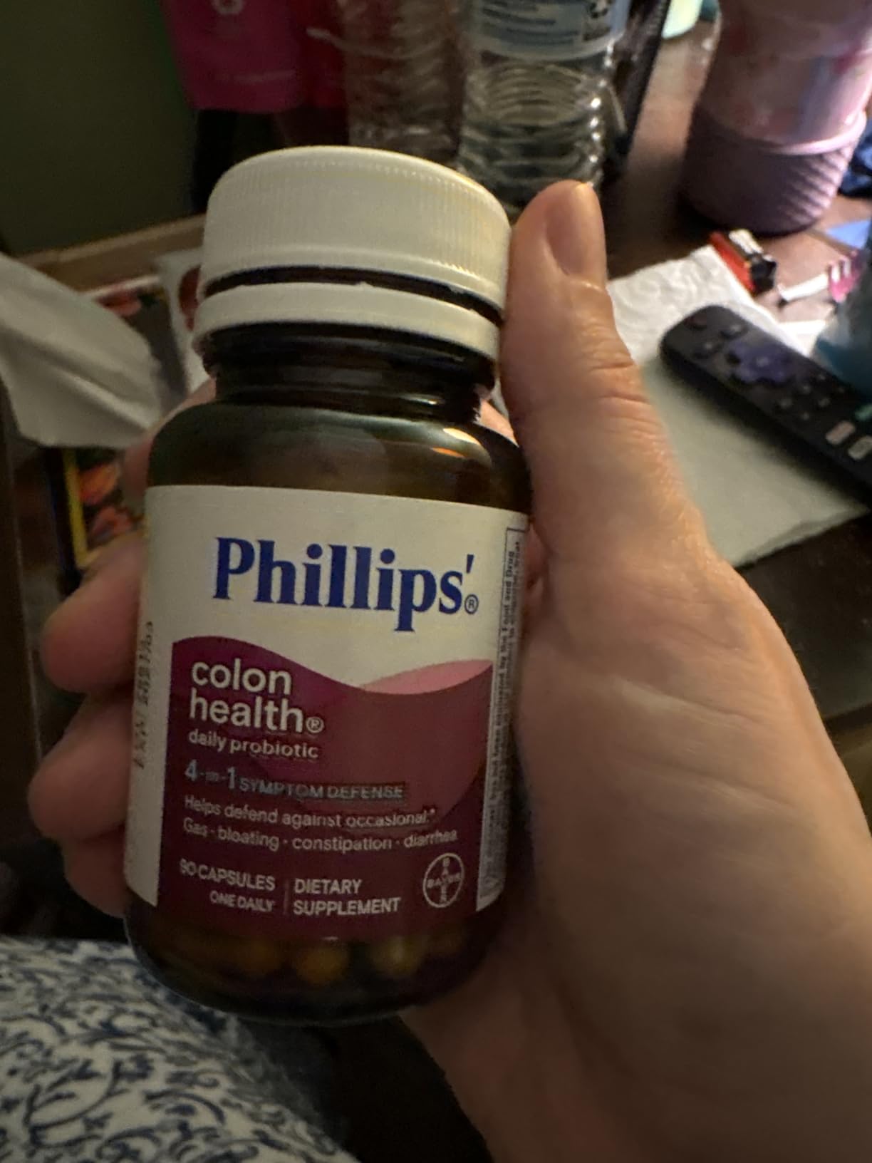 Phillips' Colon Health Daily Probiotic Capsules, 4-in-1 Symptom Defense to help defend against Occasional Gas, Bloating, Constipation, and Diarrhea, Daily Supplement, 60 Count customer photo 1